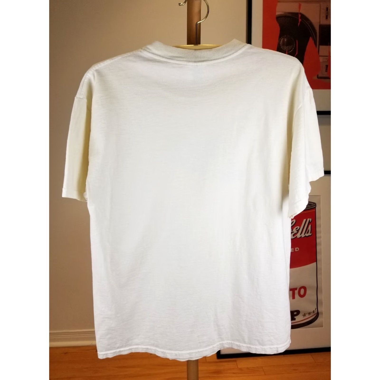 Nike VINTAGE 90' NIKE T-SHIRT WHITE COTTON LOGO LARGE Mens Size US L / EU 52-54 / 3 - 7 Thumbnail