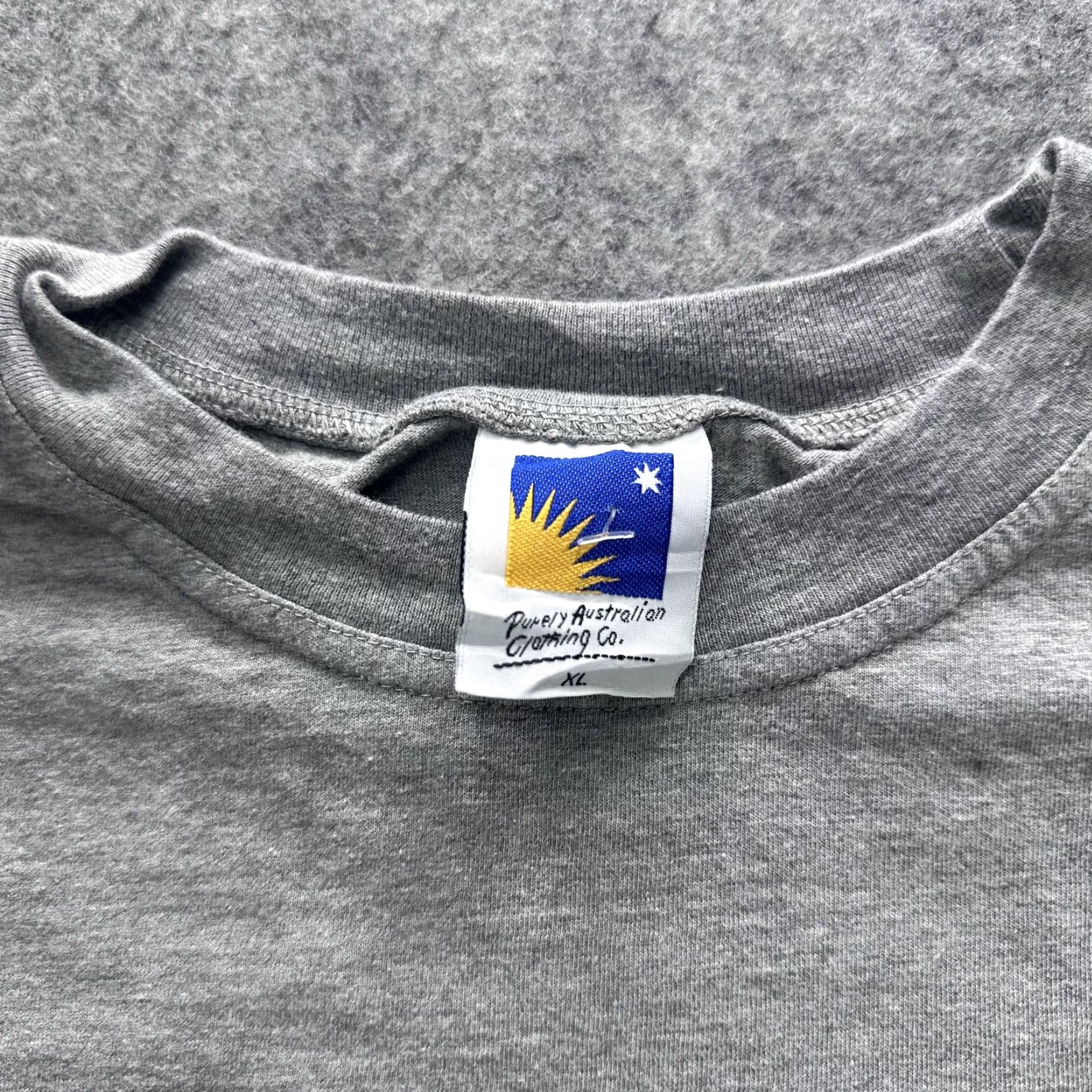 CO Purely Australian Clothing Co Shirt Mens XL Gray Australia Kangaroo Graphic Tee Size US XL / EU 56 / 4 - 3 Thumbnail
