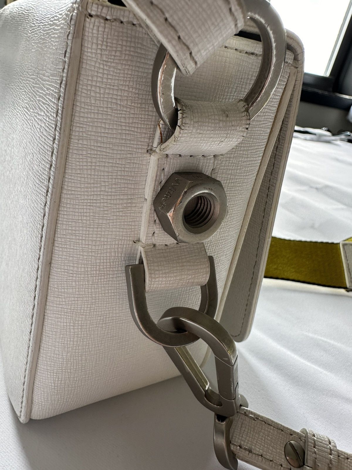 Off-White Off-White Diagonal Binder Clip Bag Size ONE SIZE - 8 Thumbnail