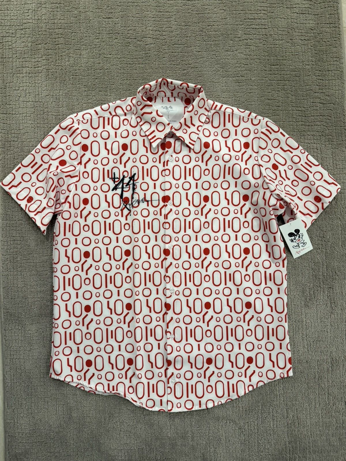 +44 Lewis Hamilton - +44 Las Vegas Button Down Shirt Size US L / EU 52-54 / 3 - 1 Thumbnail