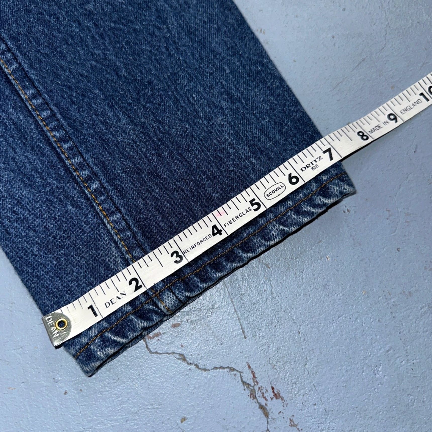 Levi's VINTAGE Levis 501 Jeans 80s USA Blue Straight Leg XX Med Wash 26501 25x27 Size 42" / US 20 - 4 Thumbnail