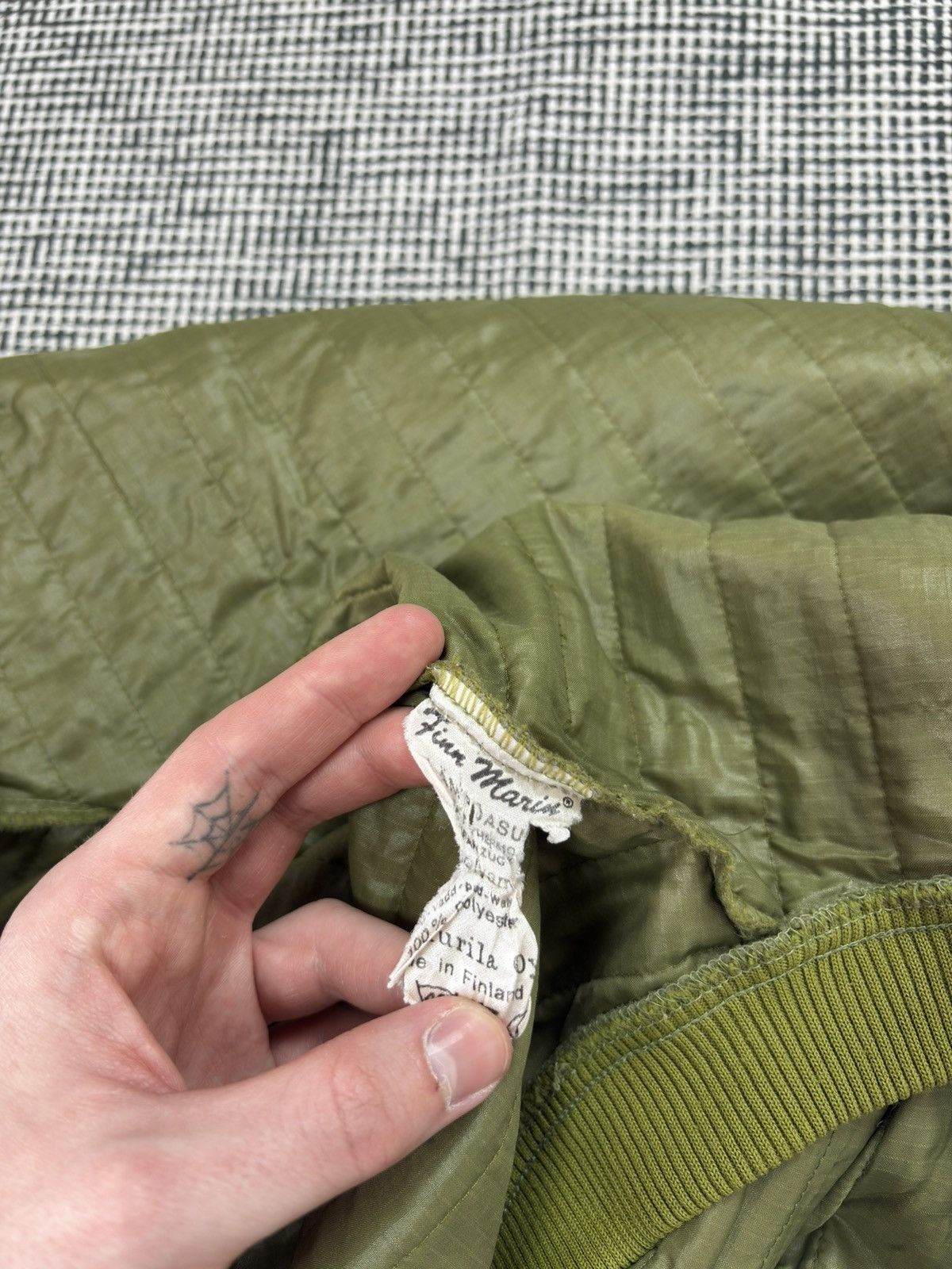 Japanese Brand 80s Finn Marin liner green marina jacket Finland Size US S / EU 44-46 / 1 - 4 Thumbnail