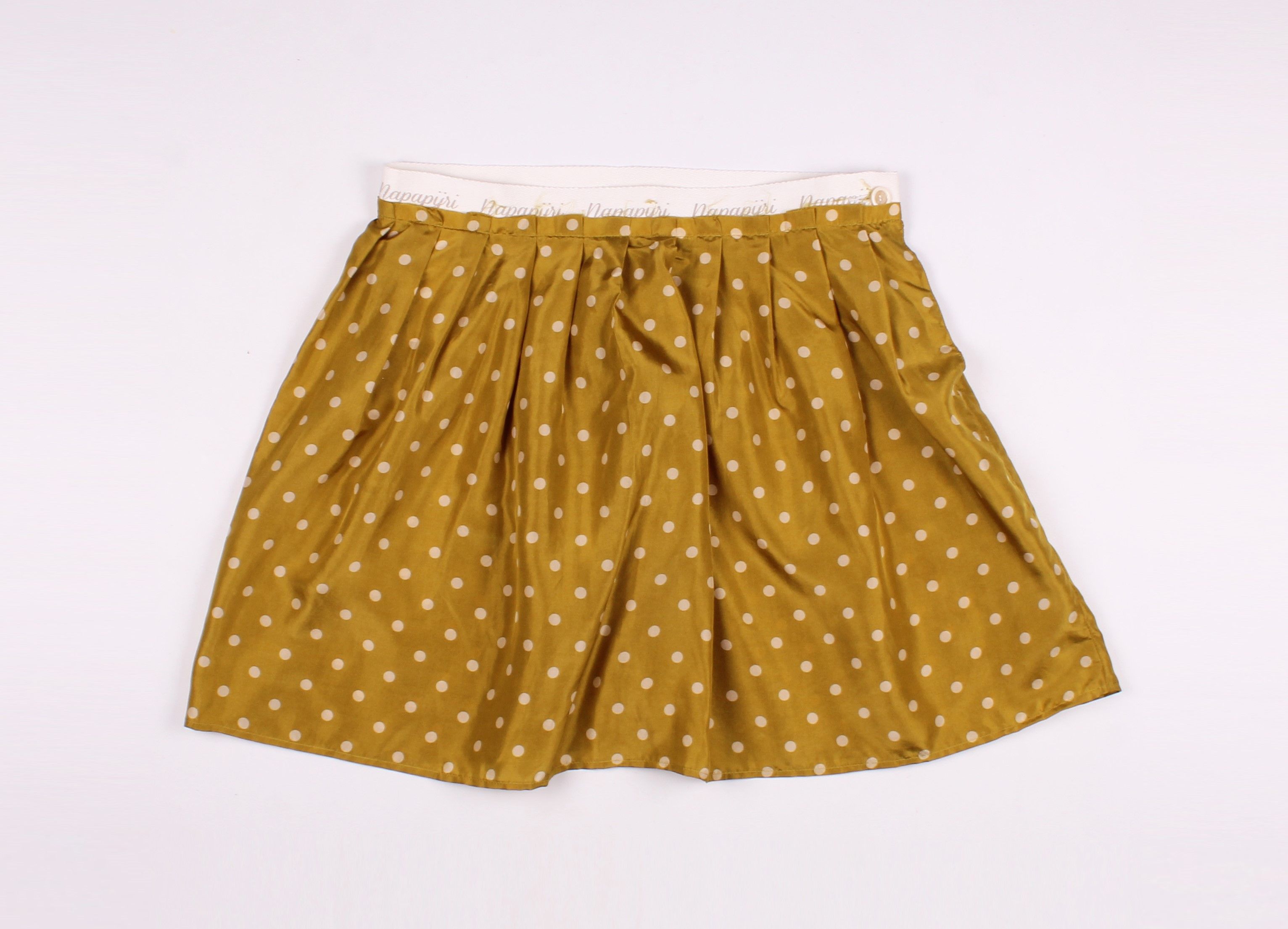 Napapijri Napapijri Polka Dot Silk Mini Skirt Size 30" / US 8 / IT 44 - 1 Thumbnail