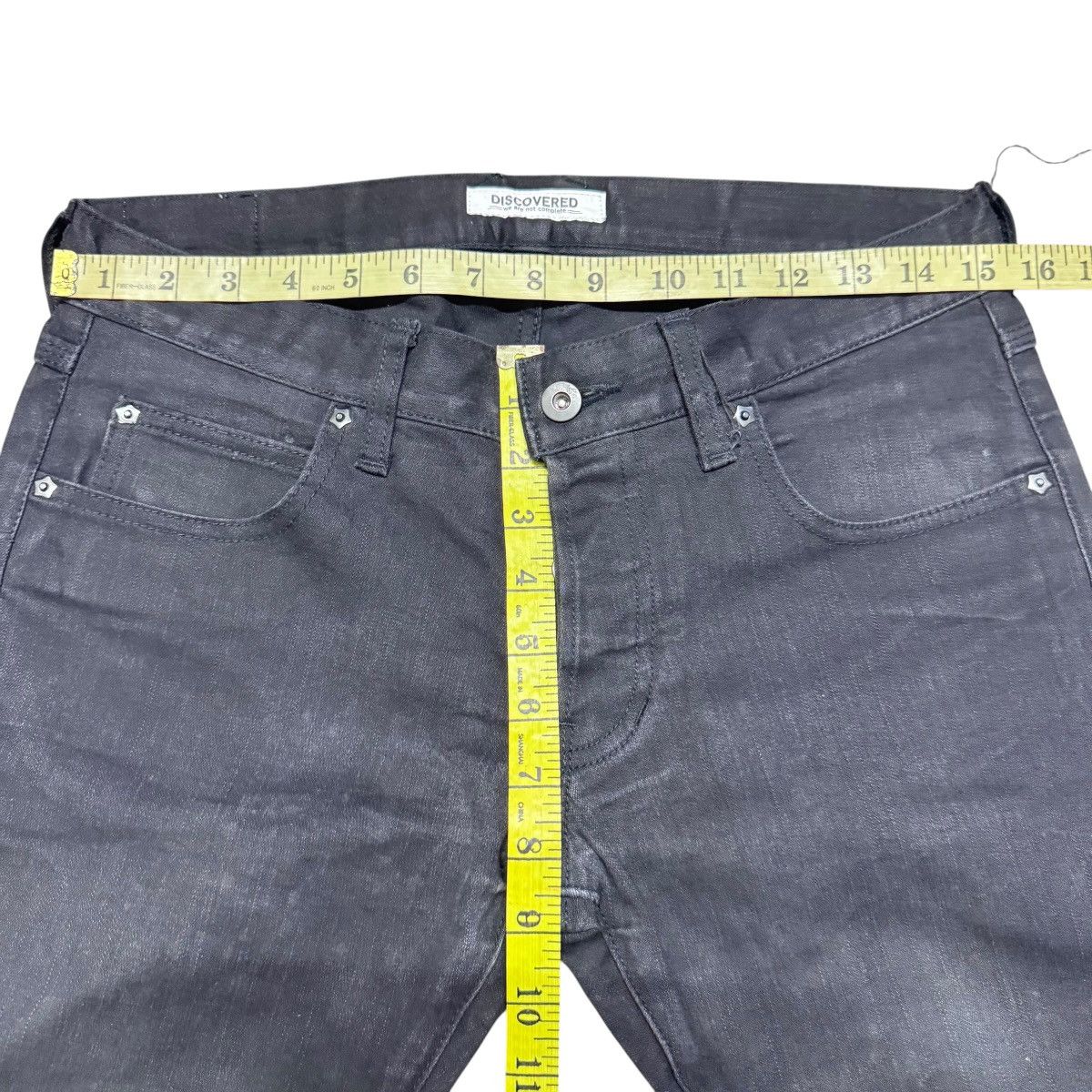 DISCOVERED Discovered Black Denim Skinny Jeans Honeycomb Size US 30 / EU 46 - 22 Thumbnail