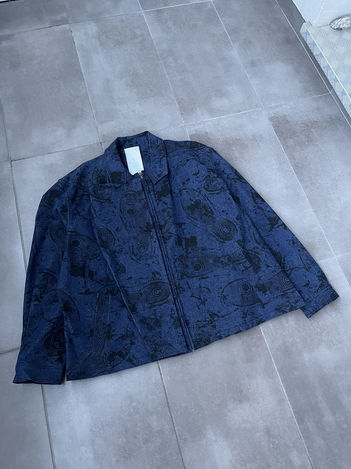Other !DS! AW22 Jan Cerny Dark Indigo Workwear Denim Jacket Size US M / EU 48-50 / 2 - 7 Thumbnail
