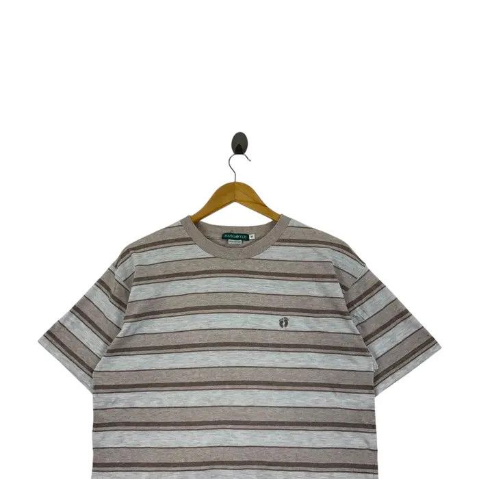 Hang Ten Vintage HANG TEN HAWAII Surf Foot Logo Striped Tee Shirt Size US M / EU 48-50 / 2 - 2 Thumbnail