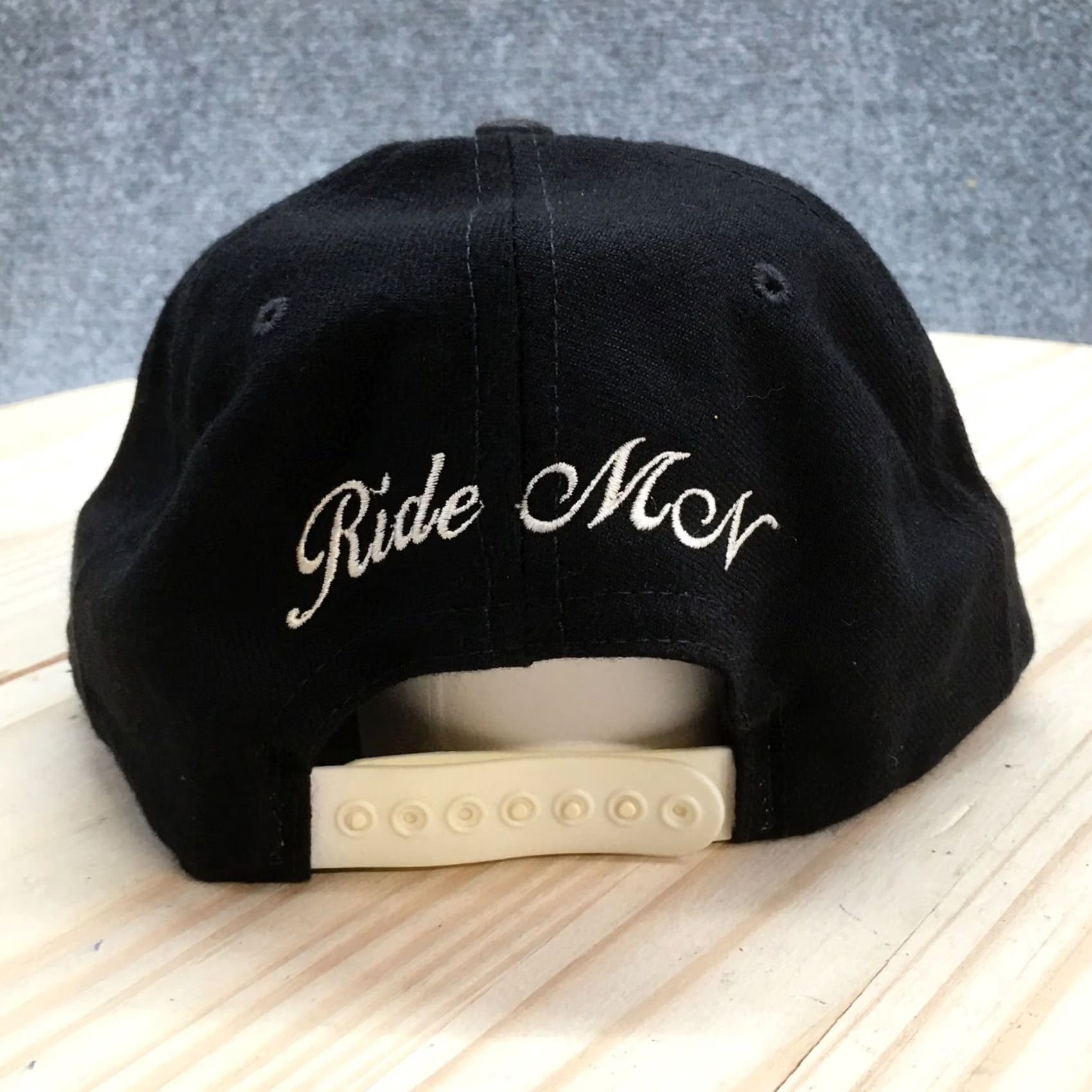 Vintage ELM Pinewskis Snapback Cap Hat Mens One Size Black Adjustable Flat Brim Cap Size ONE SIZE - 6 Thumbnail
