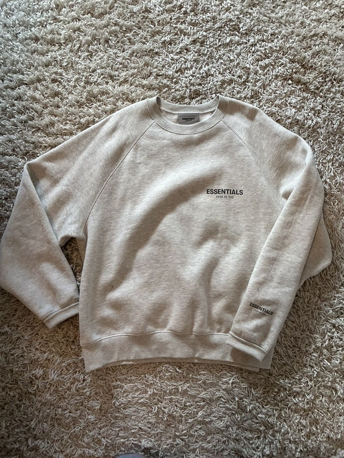 image of Essentials Crew Neck Grey Size M, Men's