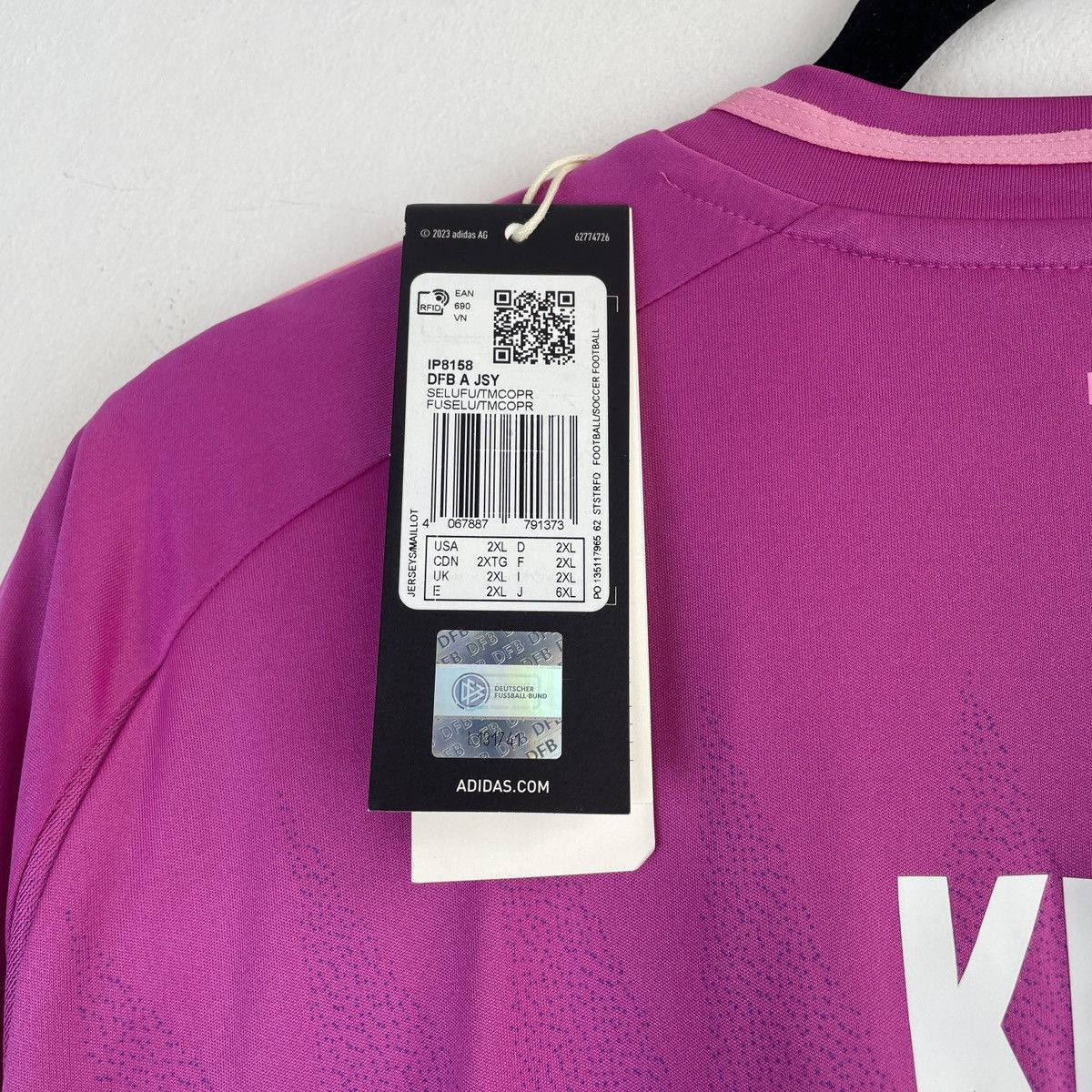 Adidas Germany Toni Kroos Adidas Genuine Jersey 2024/2025 size 2XL Size US XXL / EU 58 / 5 - 9 Thumbnail
