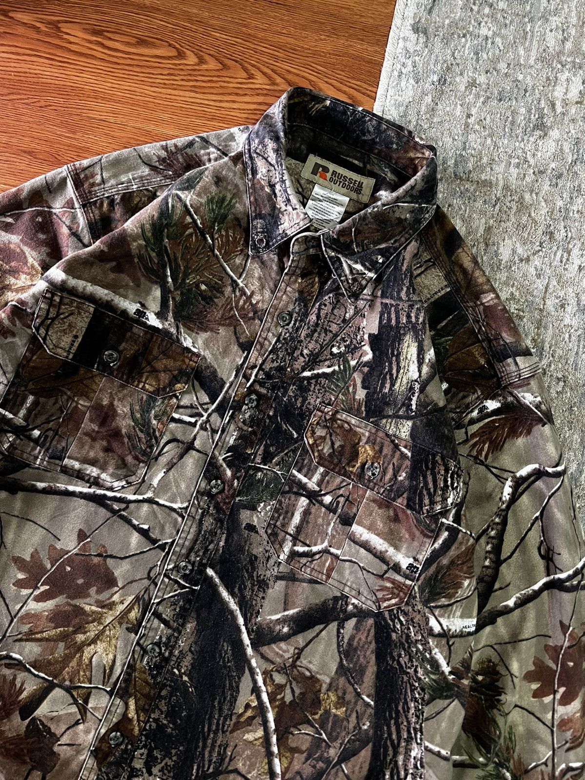 Realtree Game Winner Russell x Realtree Camo Shirt Heavy Long Sl Size US XL / EU 56 / 4 - 2 Thumbnail