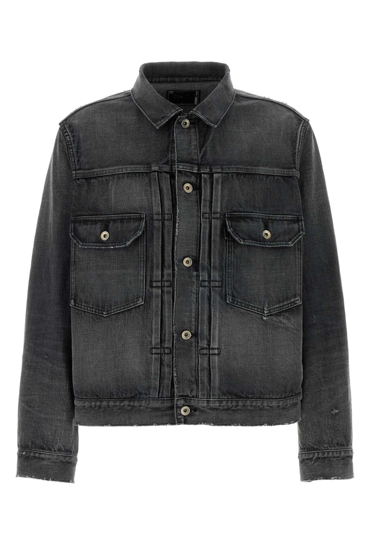 Sacai Black Denim Jacket Size US M / EU 48-50 / 2 - 1 Thumbnail