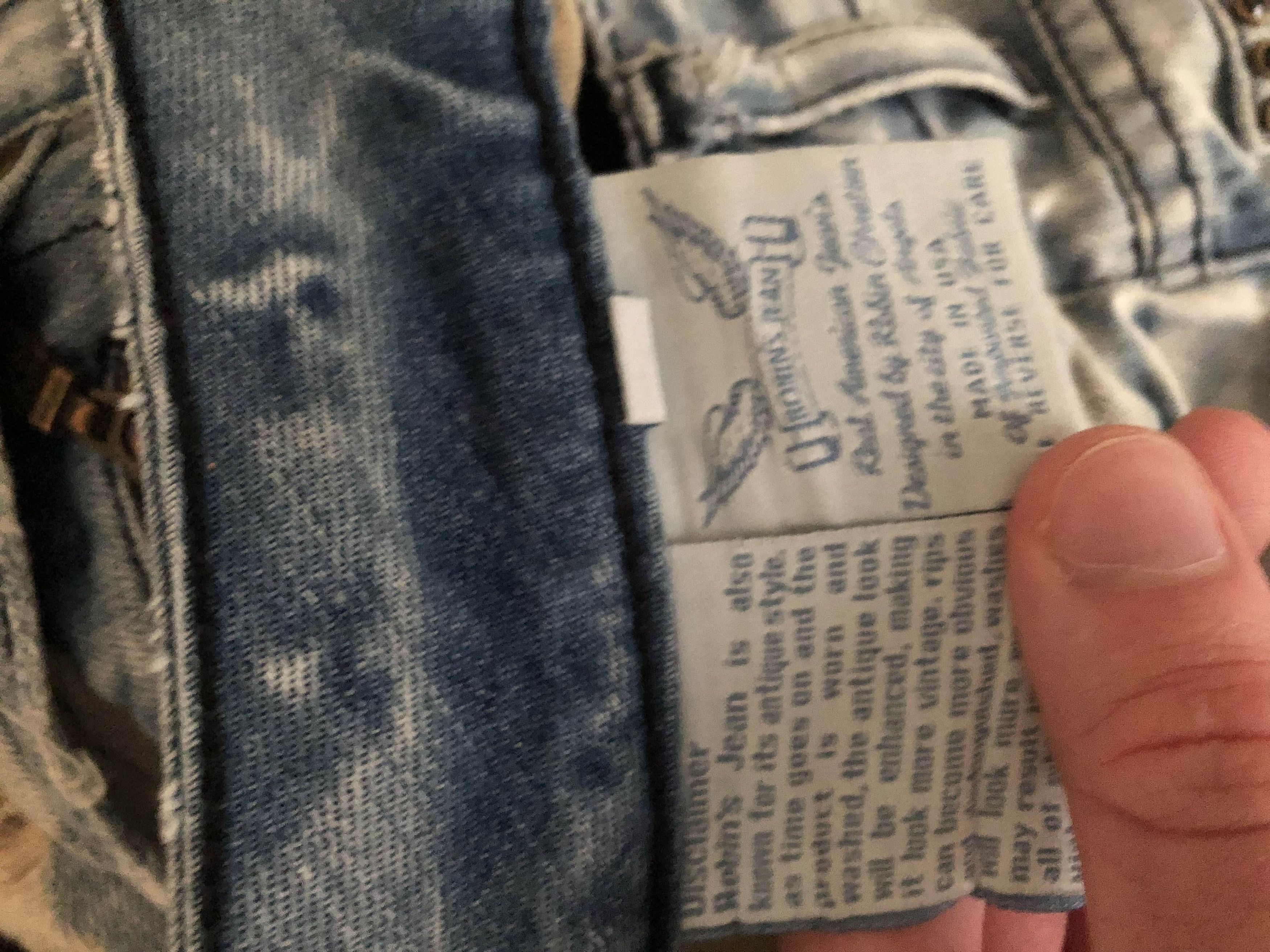 Robins Jeans Robins Jeans, Studded with crystals Size US 29 - 4 Thumbnail