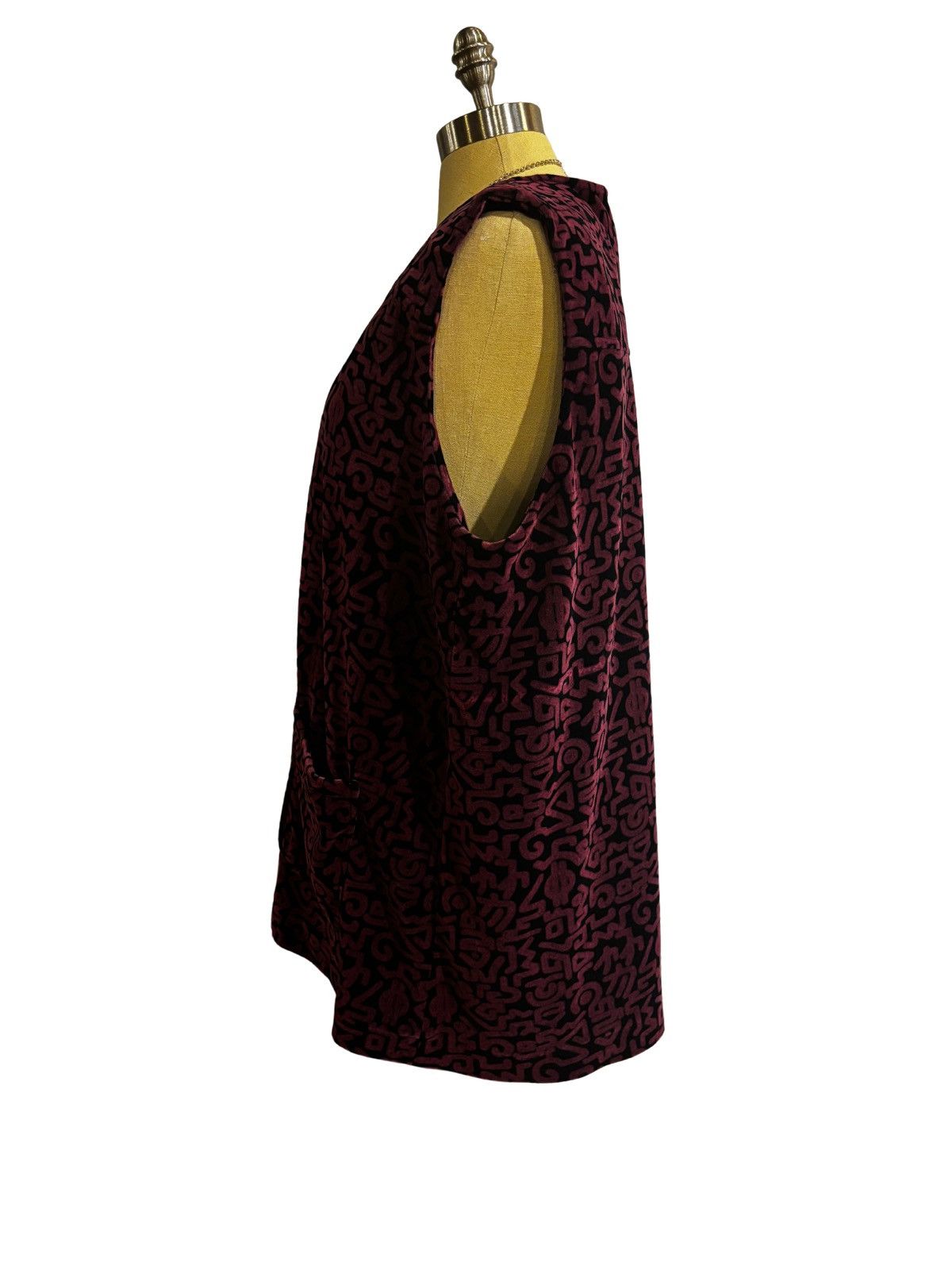 Other Women’s purple winter Vest.wt6749 Size XXL / US 16-18 / IT 52-54 - 3 Thumbnail