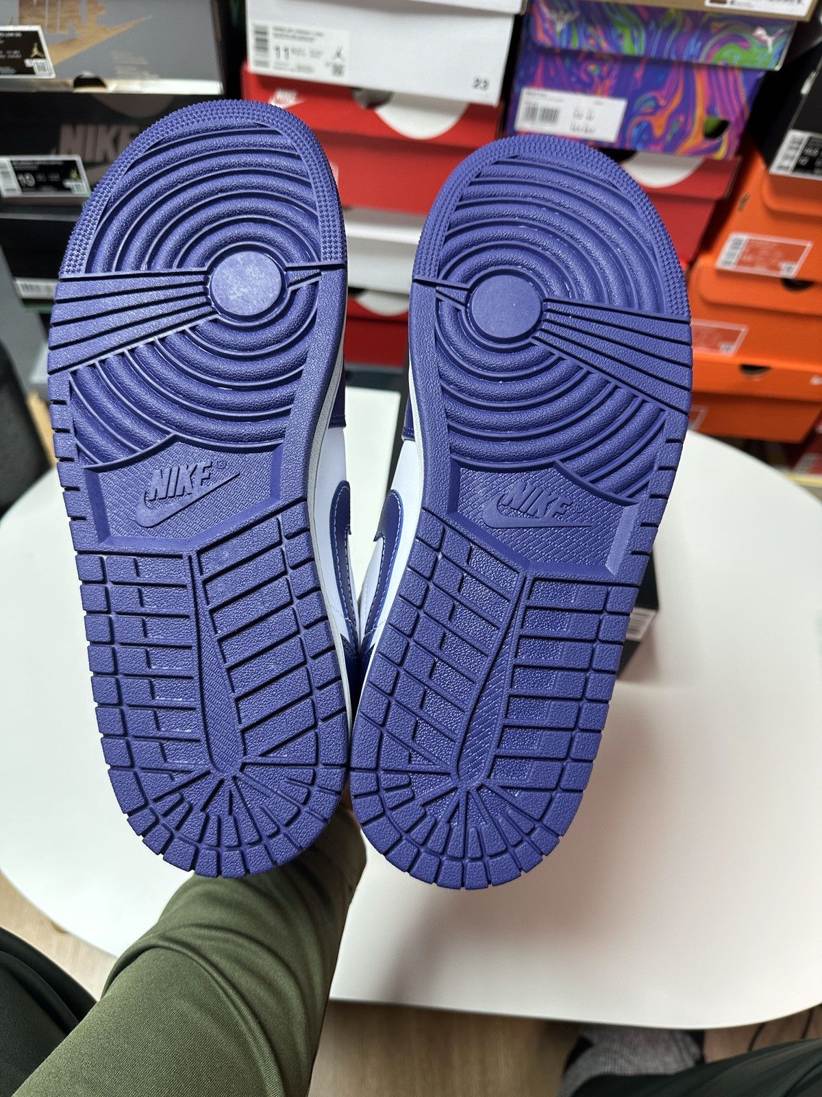 Jordan Brand New Nike Air Jordan 1 Low AJ1 Size 10 US MEN SKY J PURPLE Size US 10 / EU 43 - 8 Thumbnail
