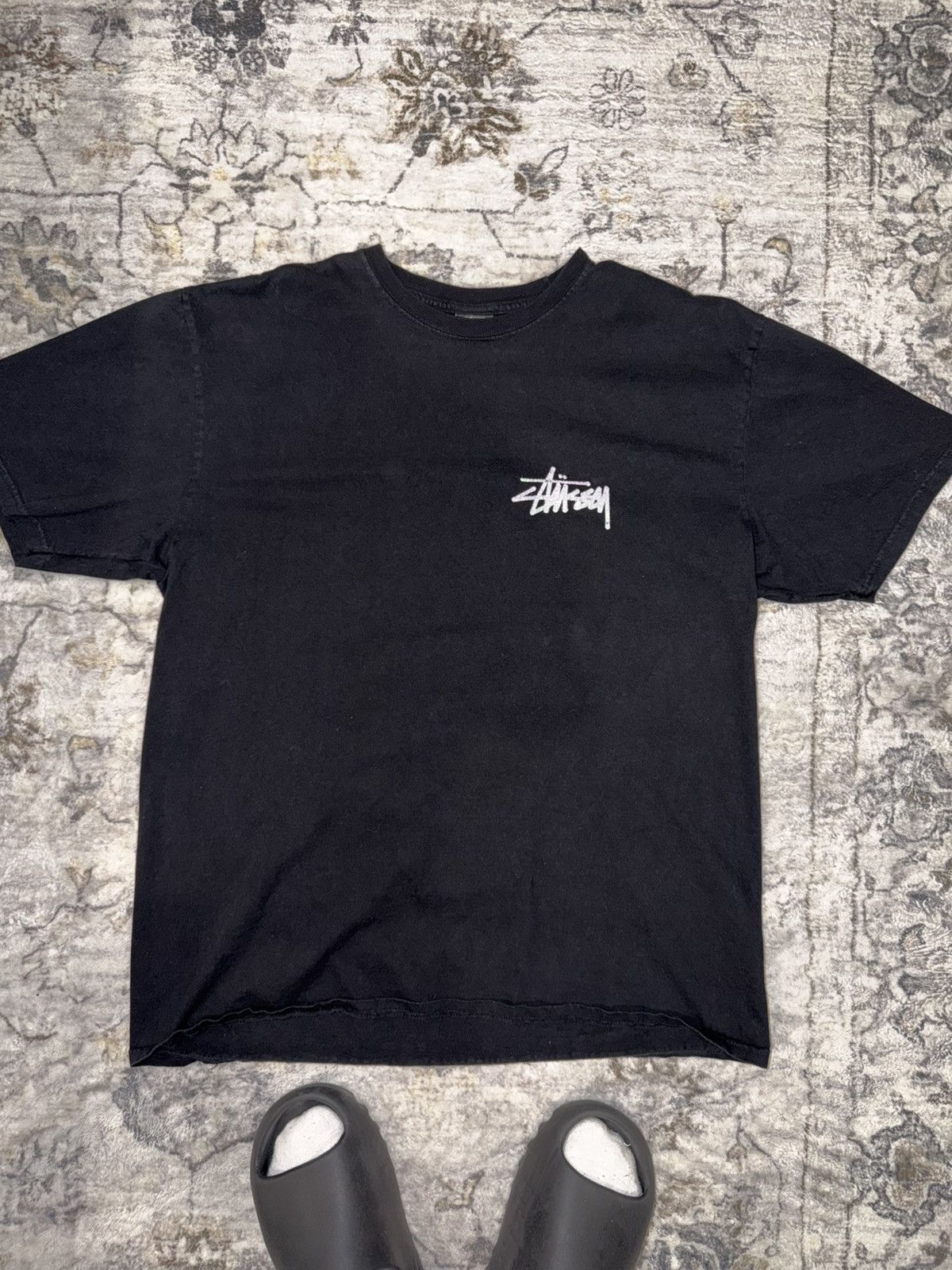Stussy Stussy “Old Phone” Black Tee Size US L / EU 52-54 / 3 - 1 Thumbnail