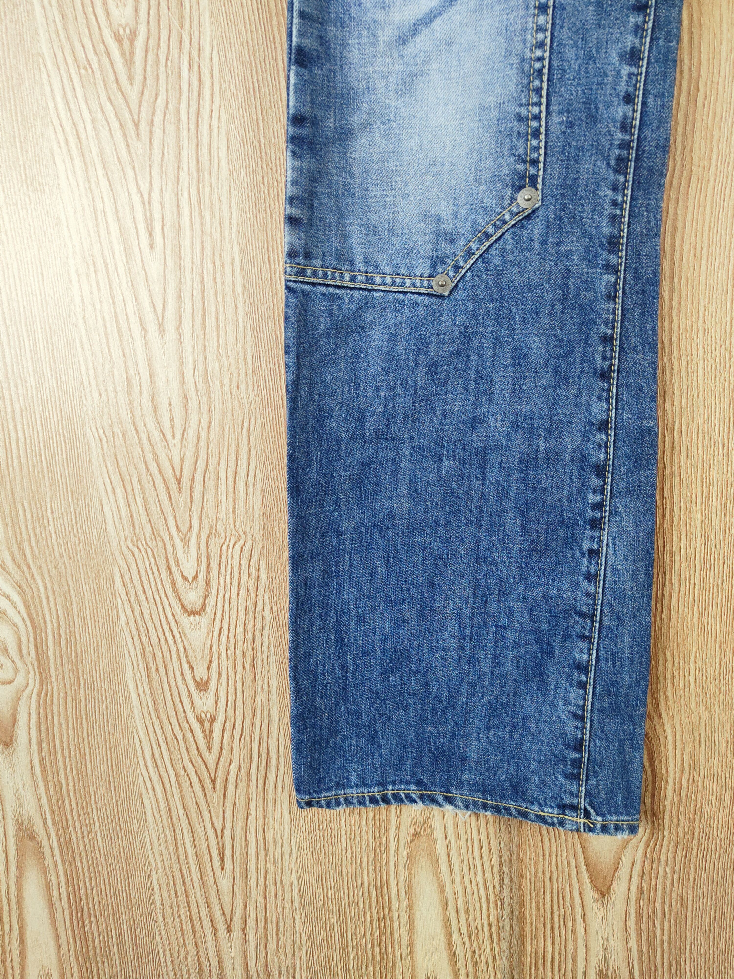 Japanese Brand Purple & Yellow Blue Distressed Ripped Jeans #W384 Size 32" / US 10 / IT 46 - 4 Thumbnail