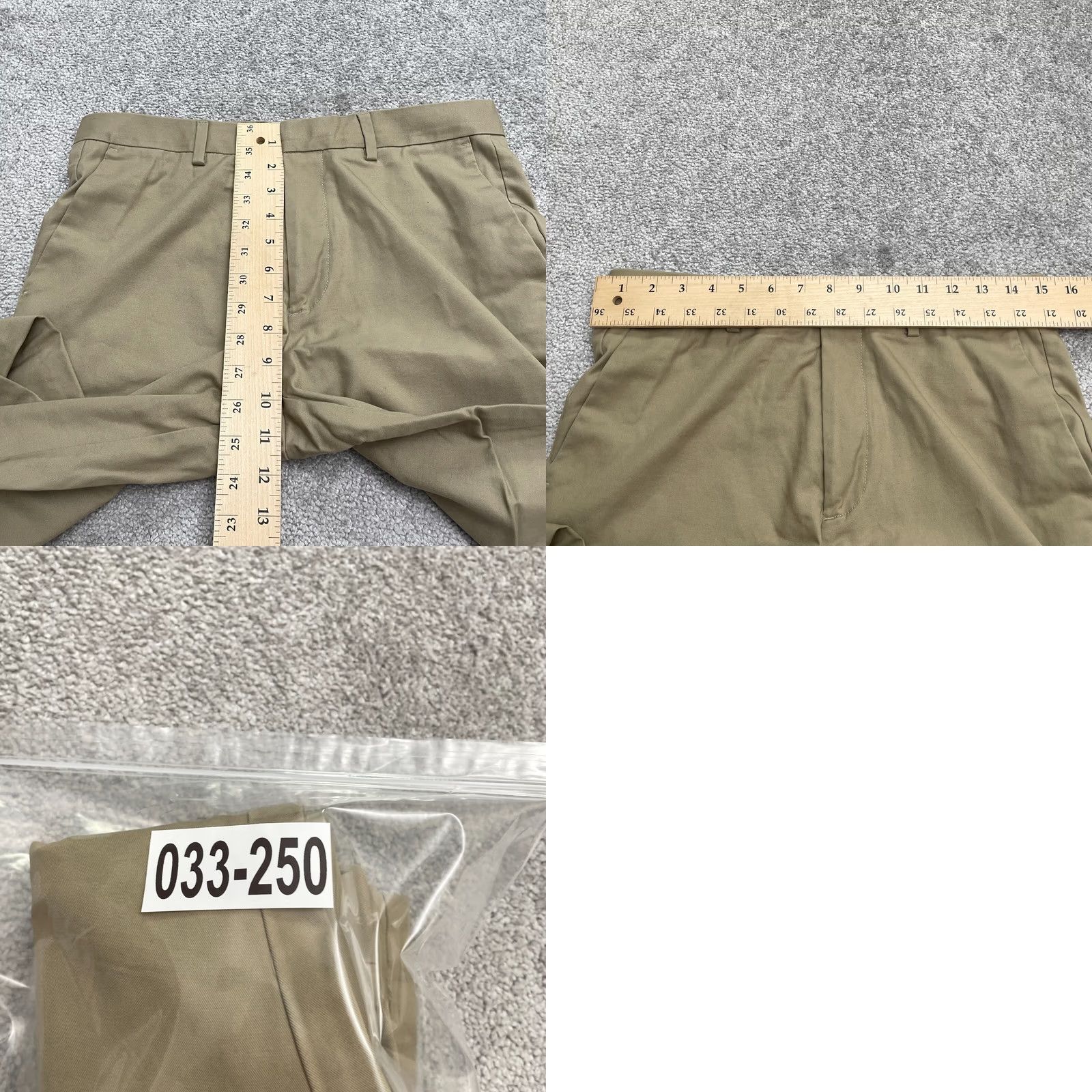 Banana Republic Banana Republic Slim Fit Chino Pants Mens 30x32 Brown 100% Cotton Size US 30 / EU 46 - 9 Thumbnail