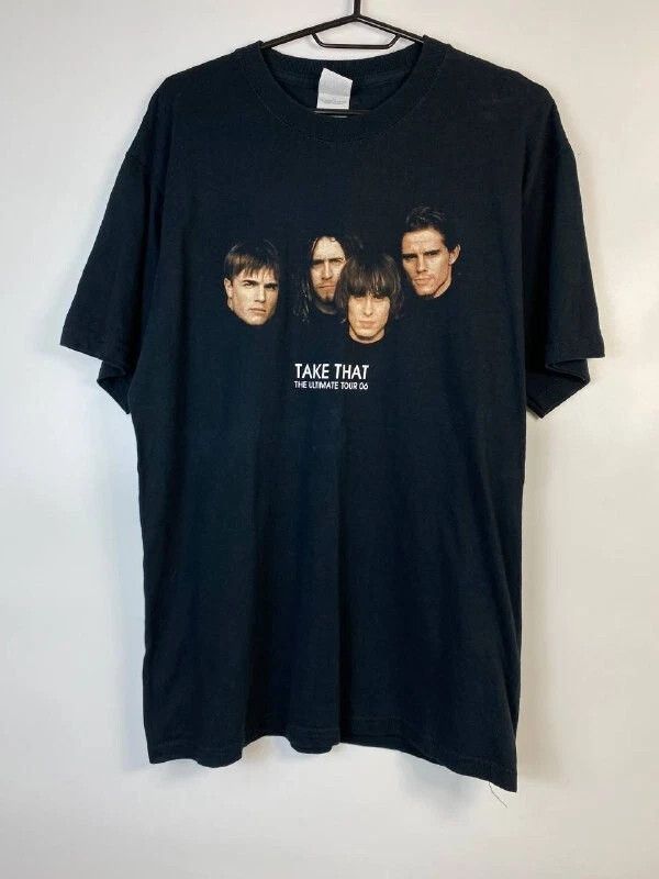 Other Vintage 2006 Take That The Ultimate Tour 06 Band Black Tee M Size US M / EU 48-50 / 2 - 1 Thumbnail