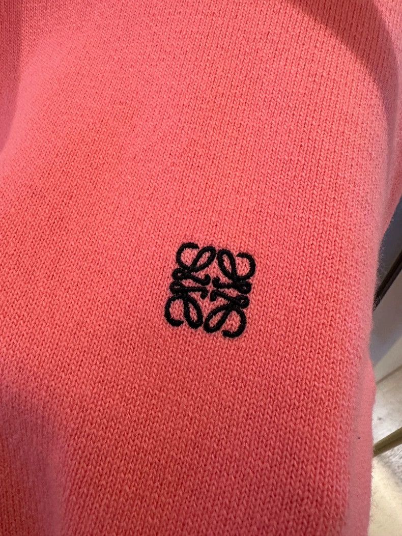 Loewe LOEWE Embroidered high collar loose wool sweater Size M / US 6-8 / IT 42-44 - 3 Thumbnail