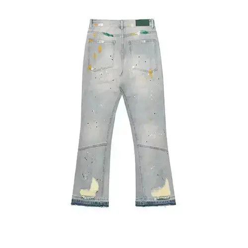 Jean paint fade flare skate jeans Size US 32 / EU 48 - 3 Thumbnail