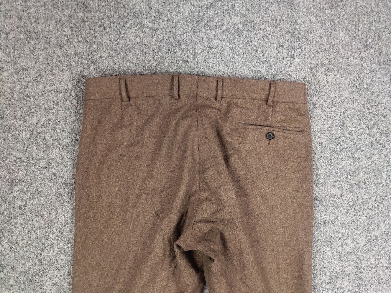SCABAL Scabal schurwolle Design Classic Brown Ankle Trouser Pants Size US 36 / EU 52 - 10 Thumbnail