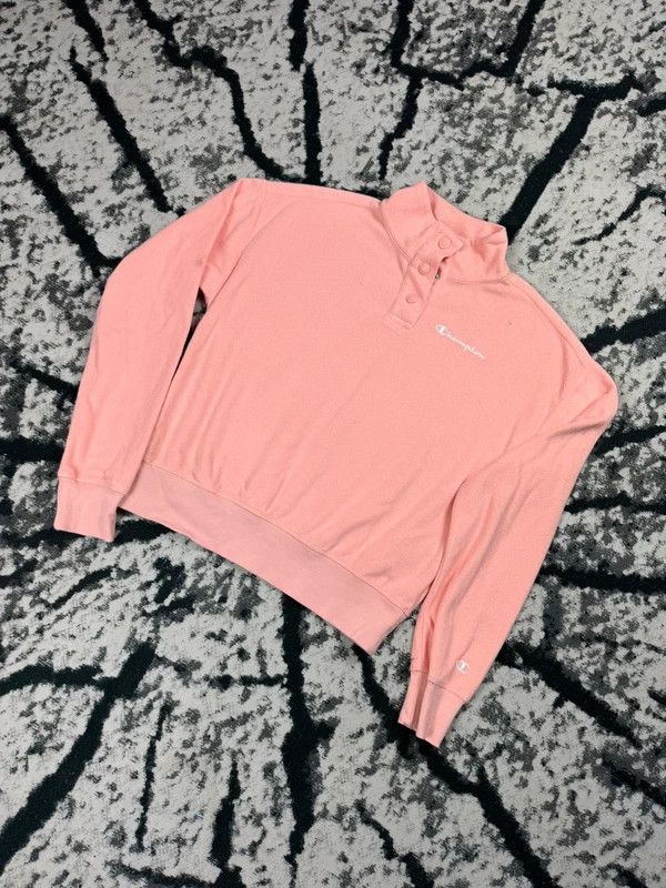 Champion Champion halfzip fleece pink logo S Size S / US 4 / IT 40 - 2 Thumbnail