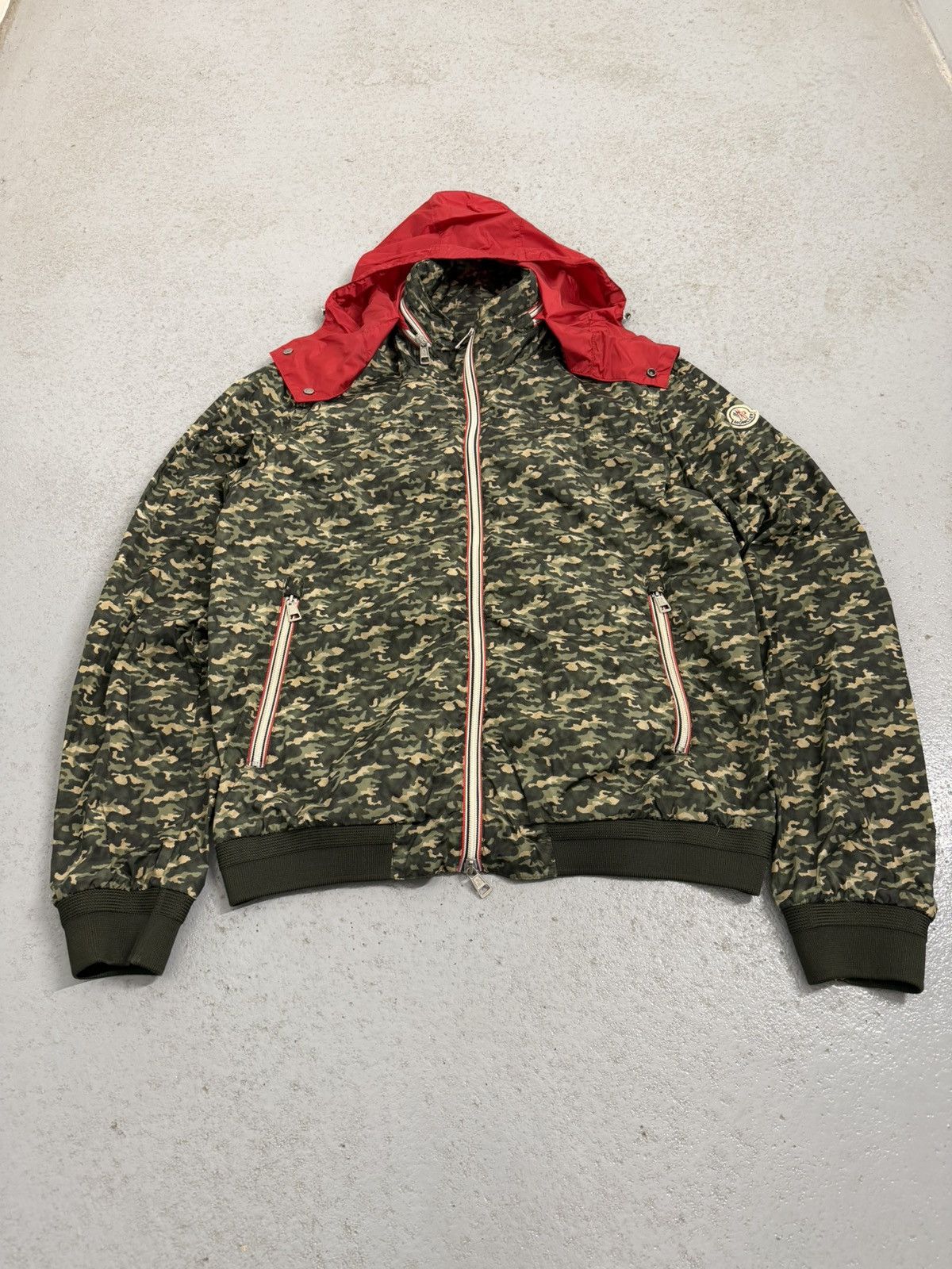 Moncler Moncler Camo Hooded Light Jacket Size US M / EU 48-50 / 2 - 6 Thumbnail