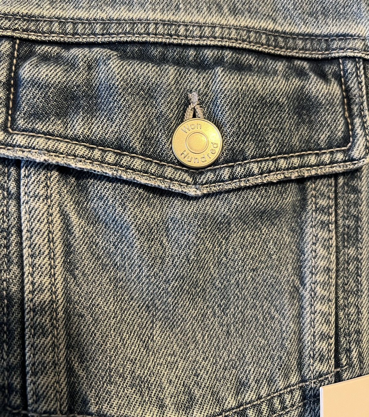 Won Hundred Authentic Won Hundred hermony denim jean jacket Italy 38 Size XS / US 0-2 / IT 36-38 - 3 Thumbnail