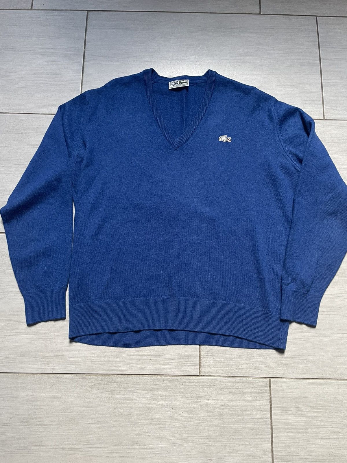 Designer × Lacoste × Vintage Lacoste 90s made in Spain vintage archival knitwear Size US L / EU 52-54 / 3 - 1 Thumbnail