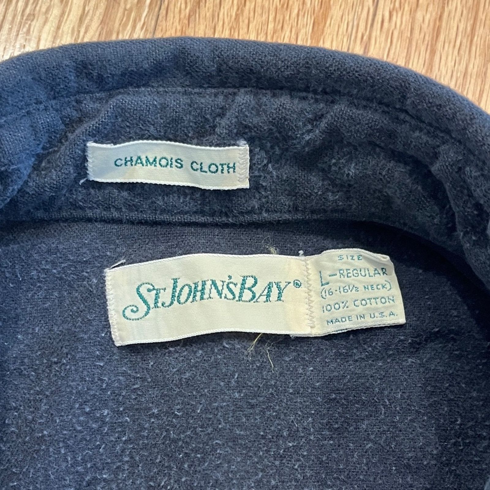 St. Johns Bay Men’s 90s Vintage St. John's Bay Chamois Flannel Shirt Large Size US L / EU 52-54 / 3 - 2 Thumbnail