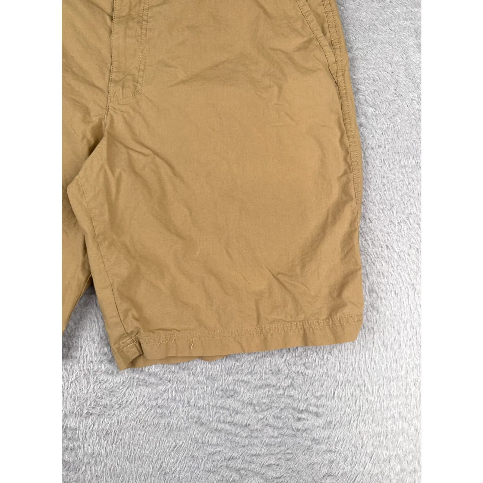 Vintage Columbia Men Shorts 38 Beige Chino 100% Cotton Zip Fly 38x10 Casual Travel Size US 38 / EU 54 - 2 Thumbnail