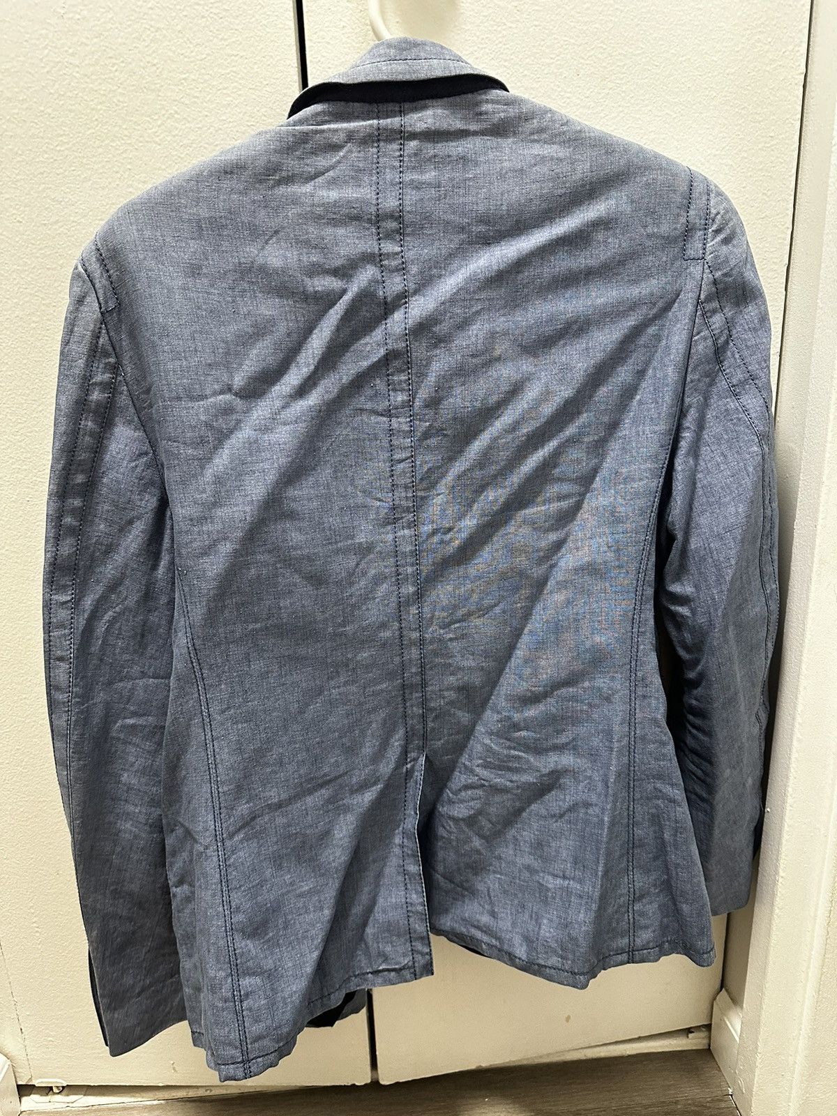 Burberry Prorsum BURBERRY PRORSUM Light Blue Blazer Jacket 52 BAILEY Size US L / EU 52-54 / 3 - 2 Thumbnail