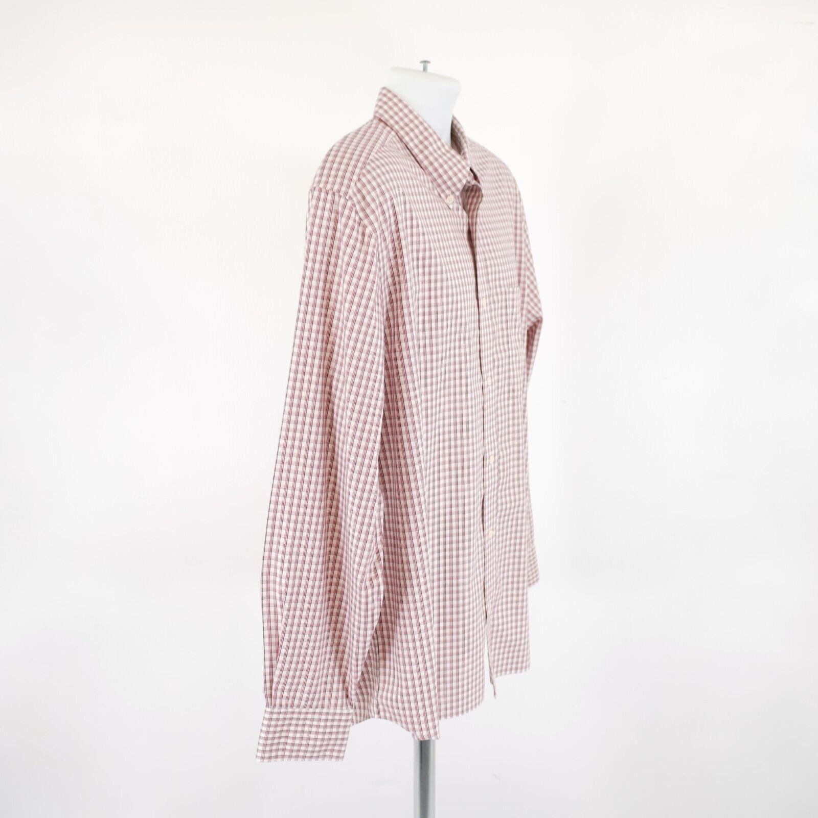 Eddie Bauer Eddie Bauer Wrinkle Resistant Red Black White Plaid Large Bu Size US L / EU 52-54 / 3 - 8 Thumbnail