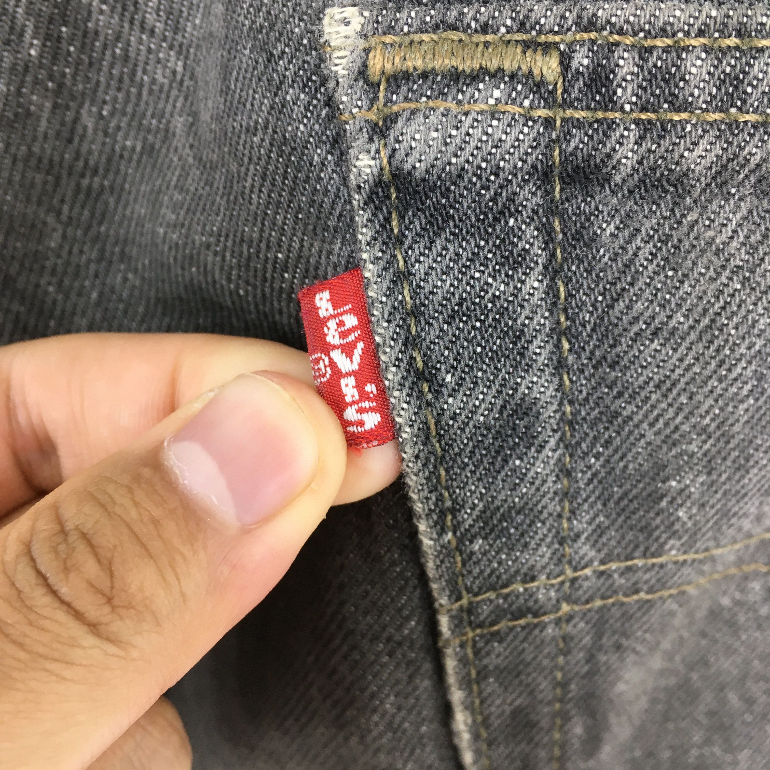 Levi's Size 30x30Vintage 90s Levi's 501 Faded Black Jeans S649 Size US 30 / EU 46 - 12 Thumbnail