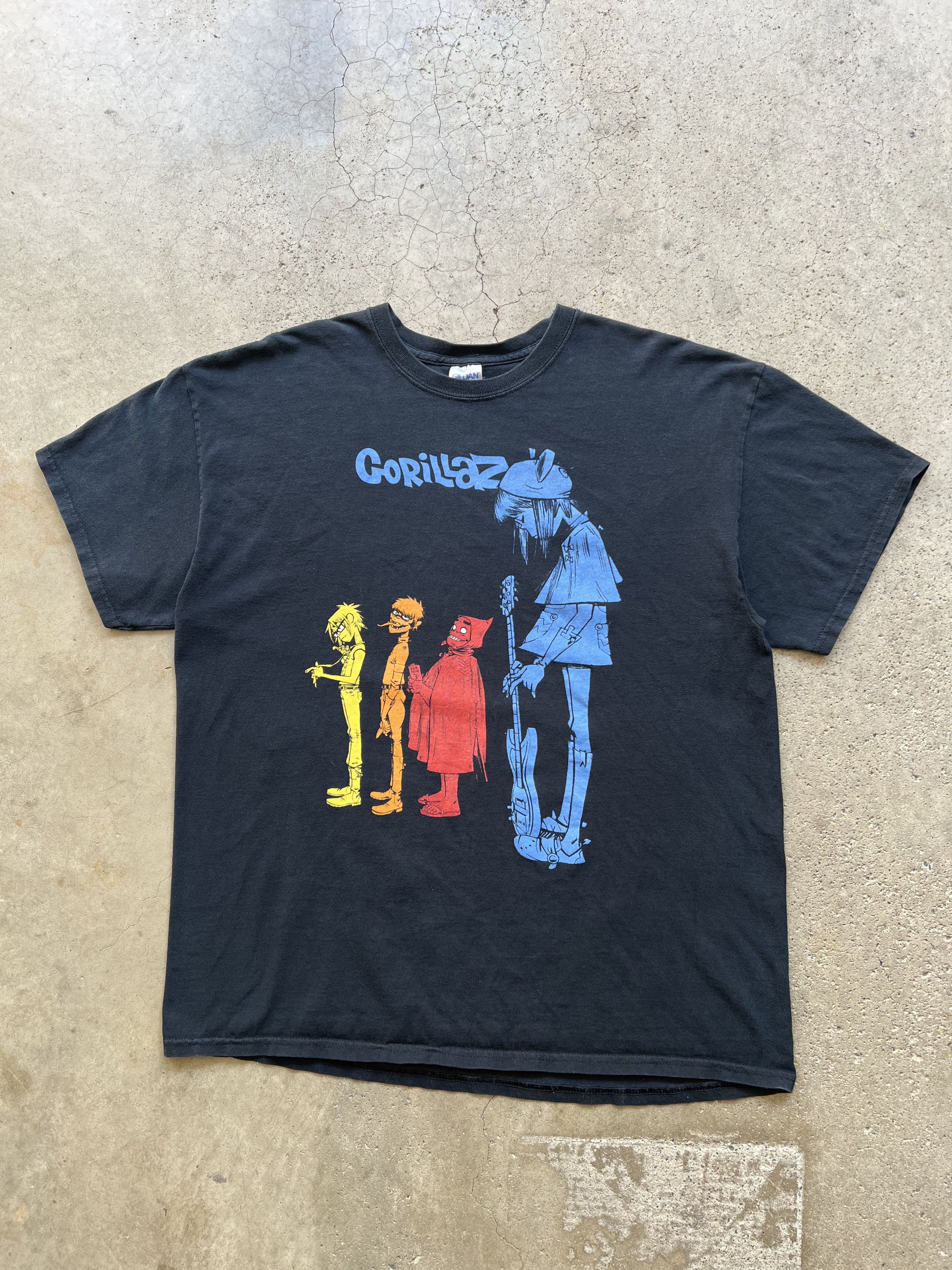 Band Tees Gorillaz Band Tour TShirt Grailed