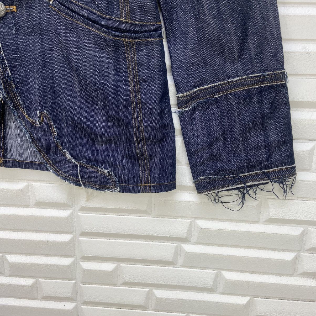 Indian Motorcycle Indian Motorcycles Distressed Denim Jacket Size US S / EU 44-46 / 1 - 5 Thumbnail