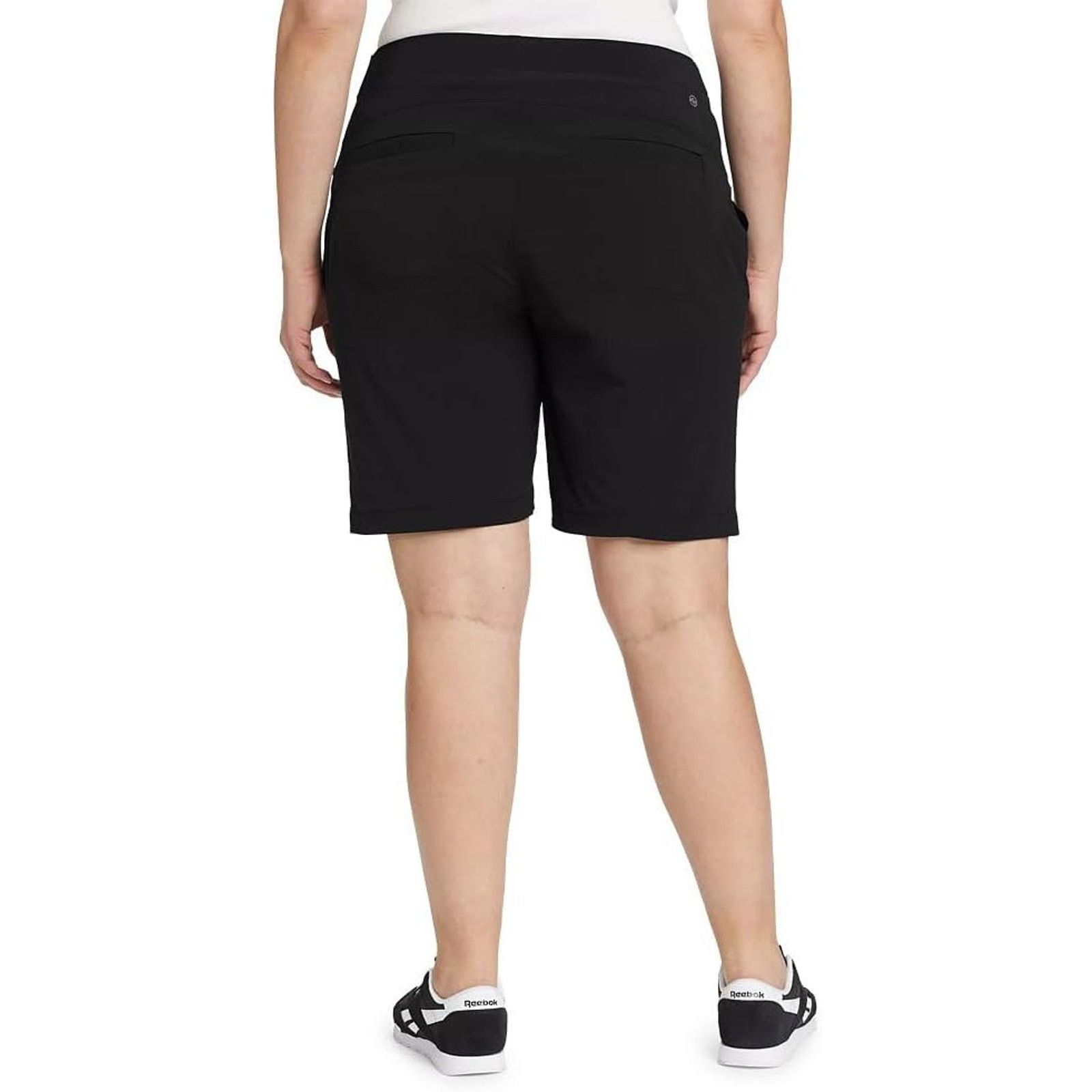 Eddie Bauer New Eddie Bauer Womens 12T 12 Tall Black Bermuda Shorts Size 34" / US 12 / IT 48 - 3 Thumbnail