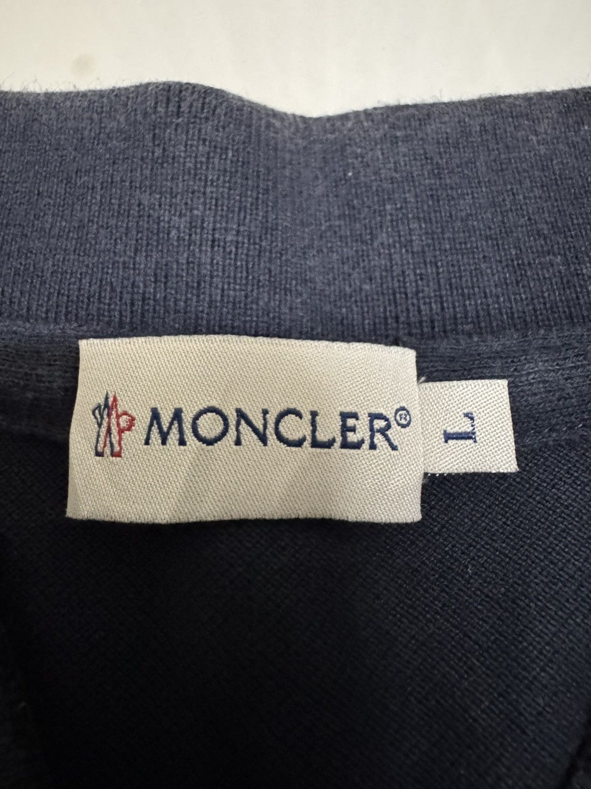 Moncler Moncler shortsleeved polo shirt Size US L / EU 52-54 / 3 - 12 Thumbnail