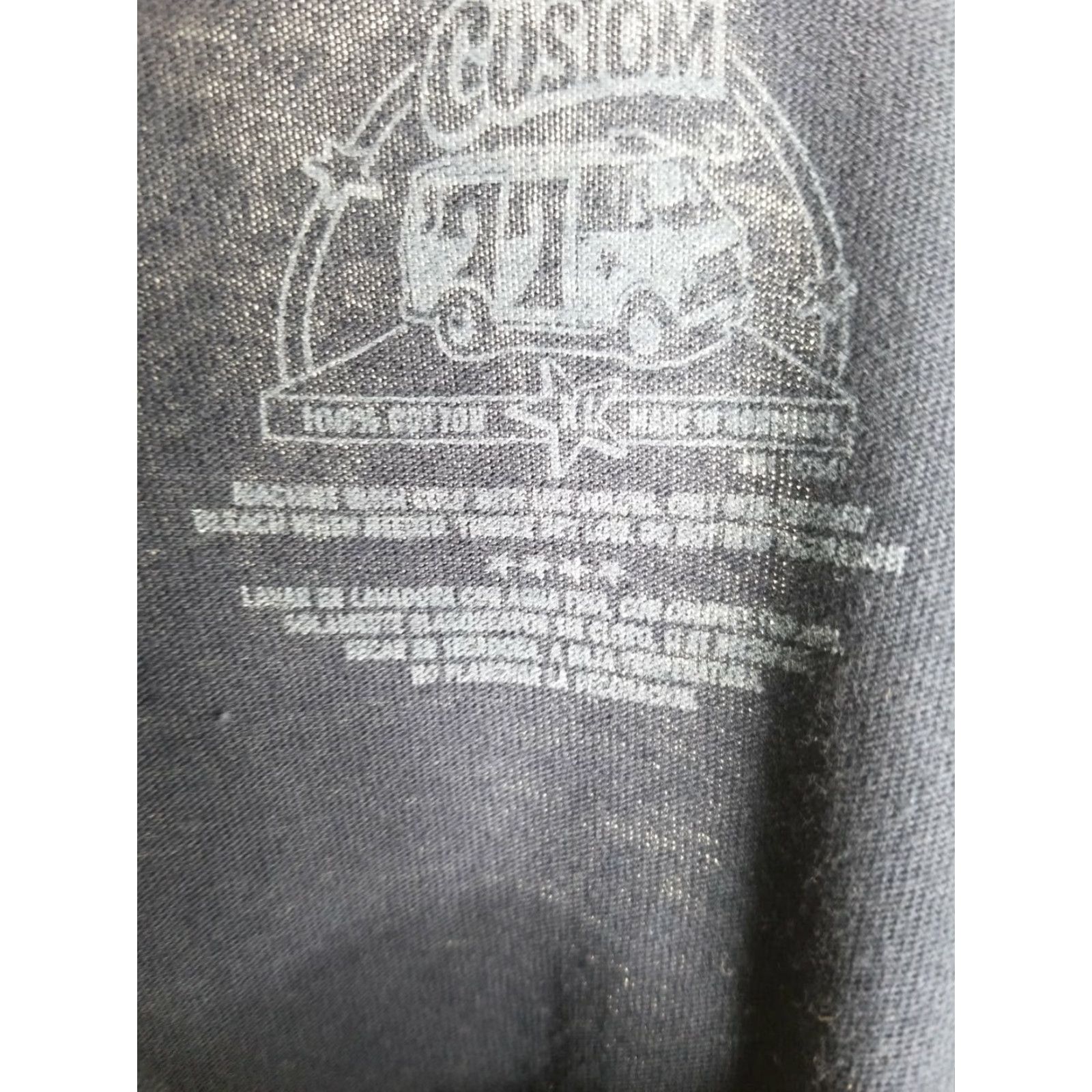 Vintage CUSTOM 77 T-Shirt Mens XL GENIUS BY BIRTH Lazy by Choice Distressed Graphic Tee Blue 100% Cotton Short Sleeve Retro Brand: Custom 77 Mens XL Blues Size US XL / EU 56 / 4 - 5 Thumbnail