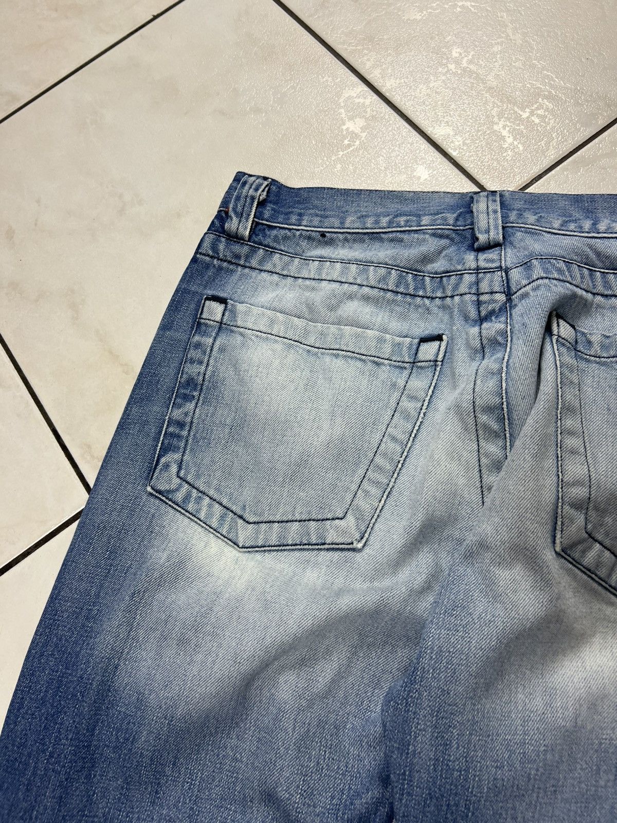 Diesel Vintage Diesel Rivec y2k distressed denim washed jeans pants Size US 33 - 16 Thumbnail