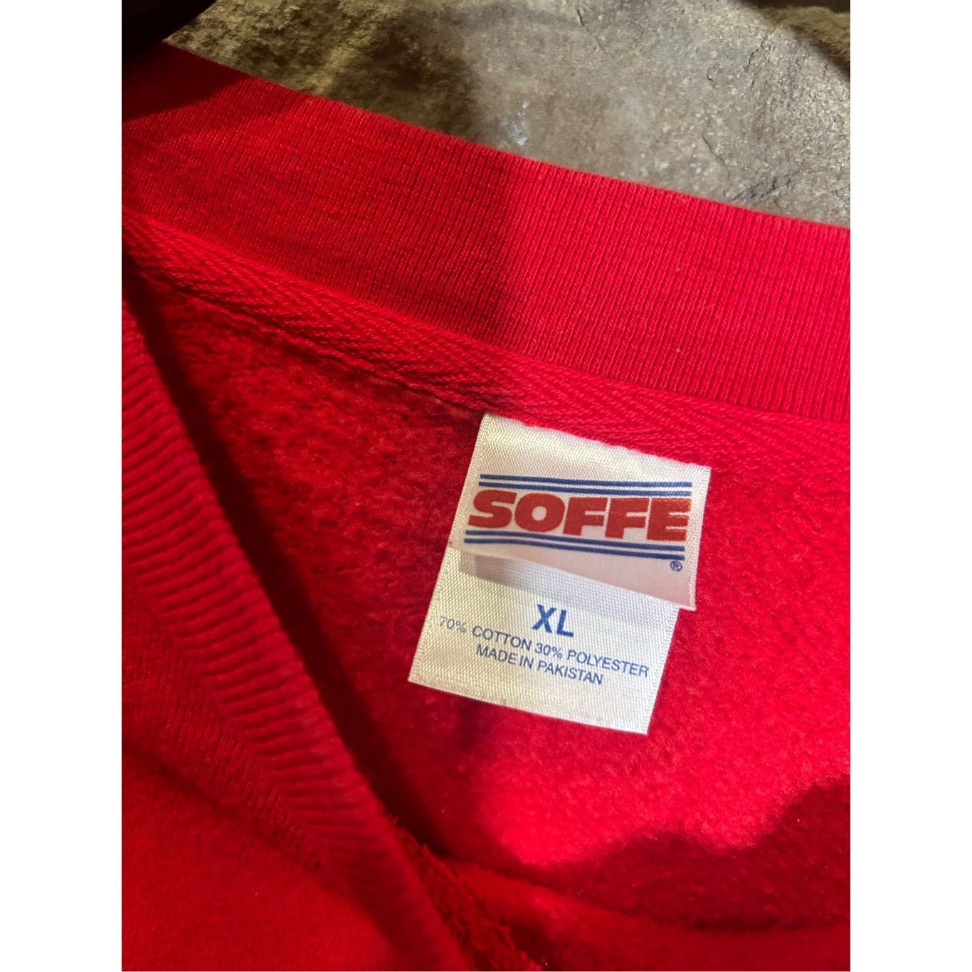 Vintage Vintage Y2K Nebraska red black SOFFE Sweatshirt Embroidered Size US XL / EU 56 / 4 - 3 Thumbnail