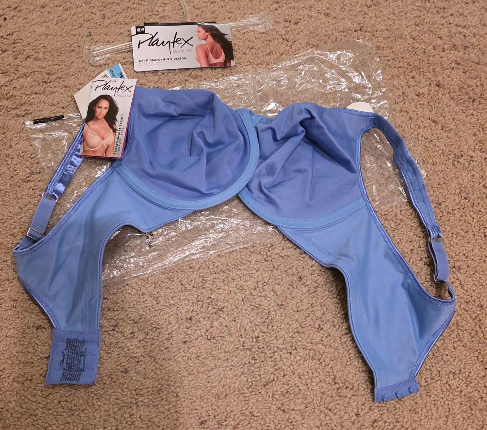Other Playtex Secrets Sleek Back-Smoothing Underwire Bra NWT Size ONE SIZE - 6 Thumbnail