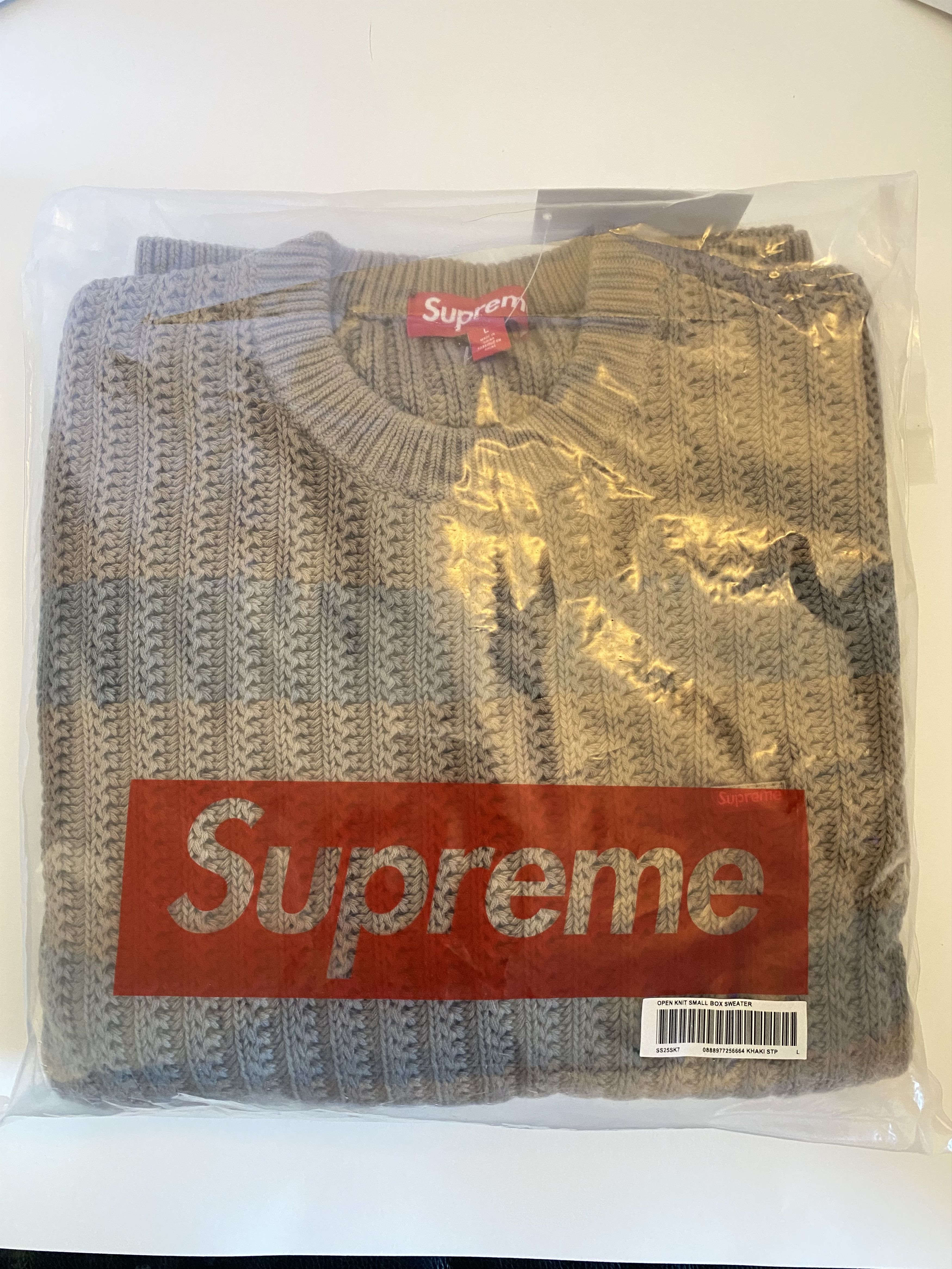 Supreme Small Box Terry Sweater | Grailed