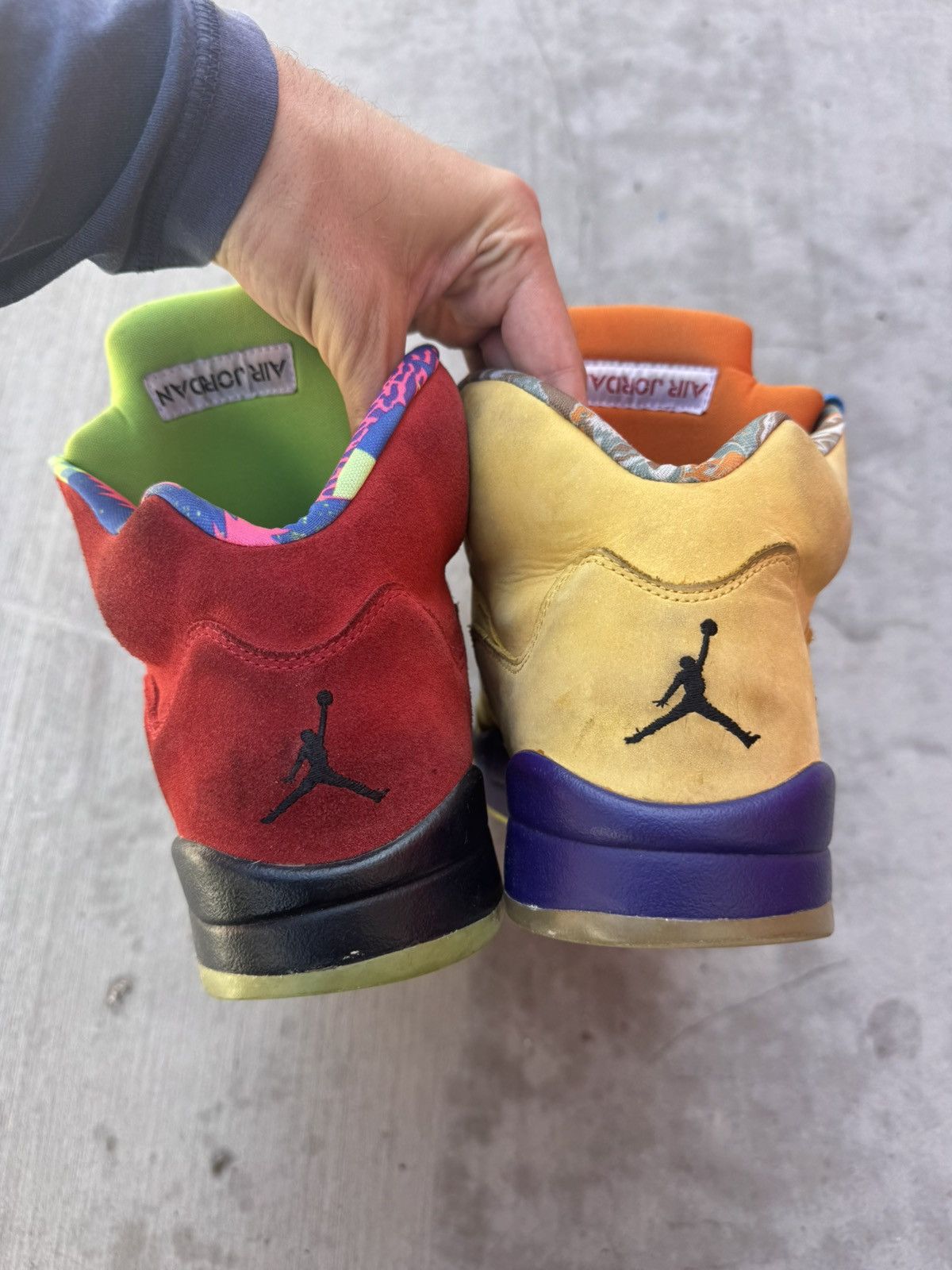 Jordan Brand JORDAN 5 RETRO WHAT THE SIZE 12 Size US 12 / EU 45 - 4 Thumbnail