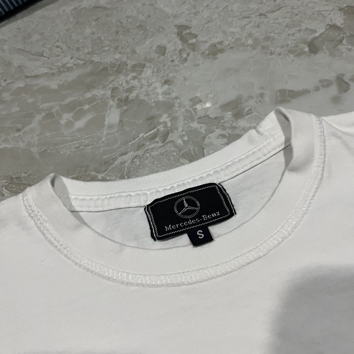 Mercedes-Benz Vintage Y2K Mercedes-Benz White T-shirt Size US S / EU 44-46 / 1 - 3 Thumbnail