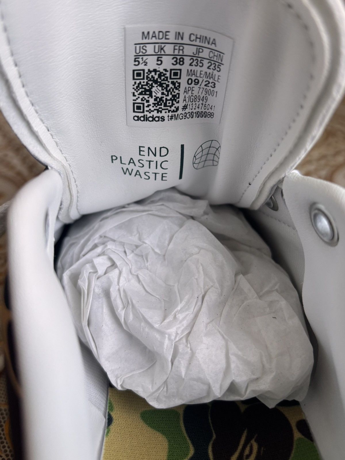 Adidas × Bape bape x adidas stan smith Size US 5.5 / EU 38 - 10 Thumbnail