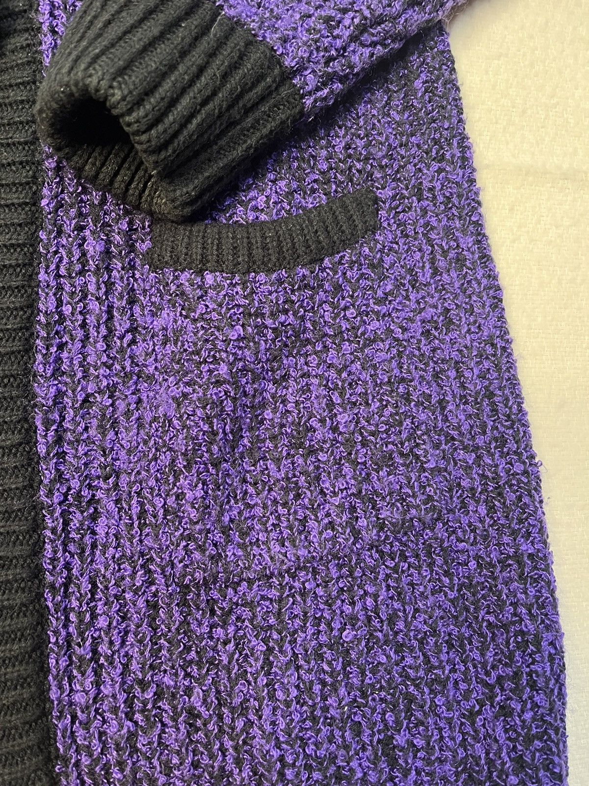 Vintage Vintage 90s Monto Par Le Chois Long Purple Cardigan Sweater Size US M / EU 48-50 / 2 - 3 Thumbnail
