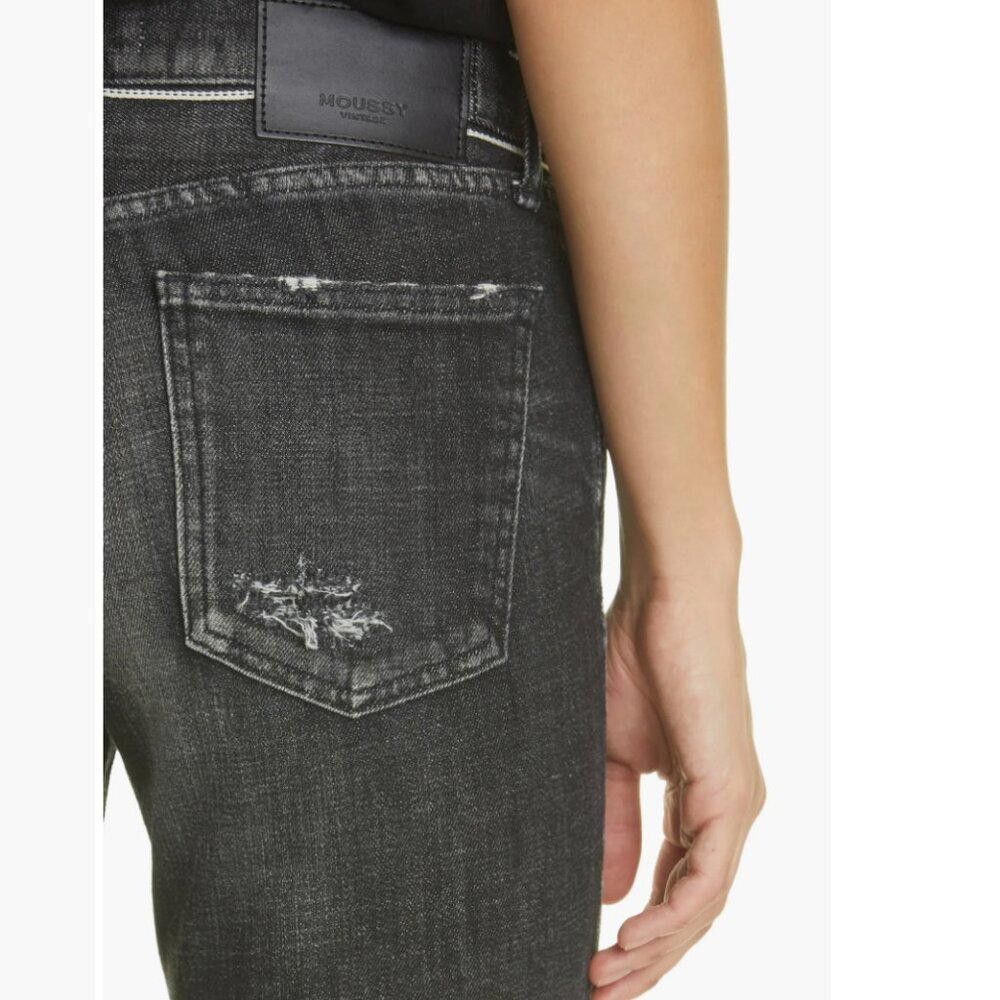 MOUSSY Moussy Vintage Diana Distressed Stretch Skinny Ankle Jeans Size 25" / US 0 / IT 36 - 6 Thumbnail
