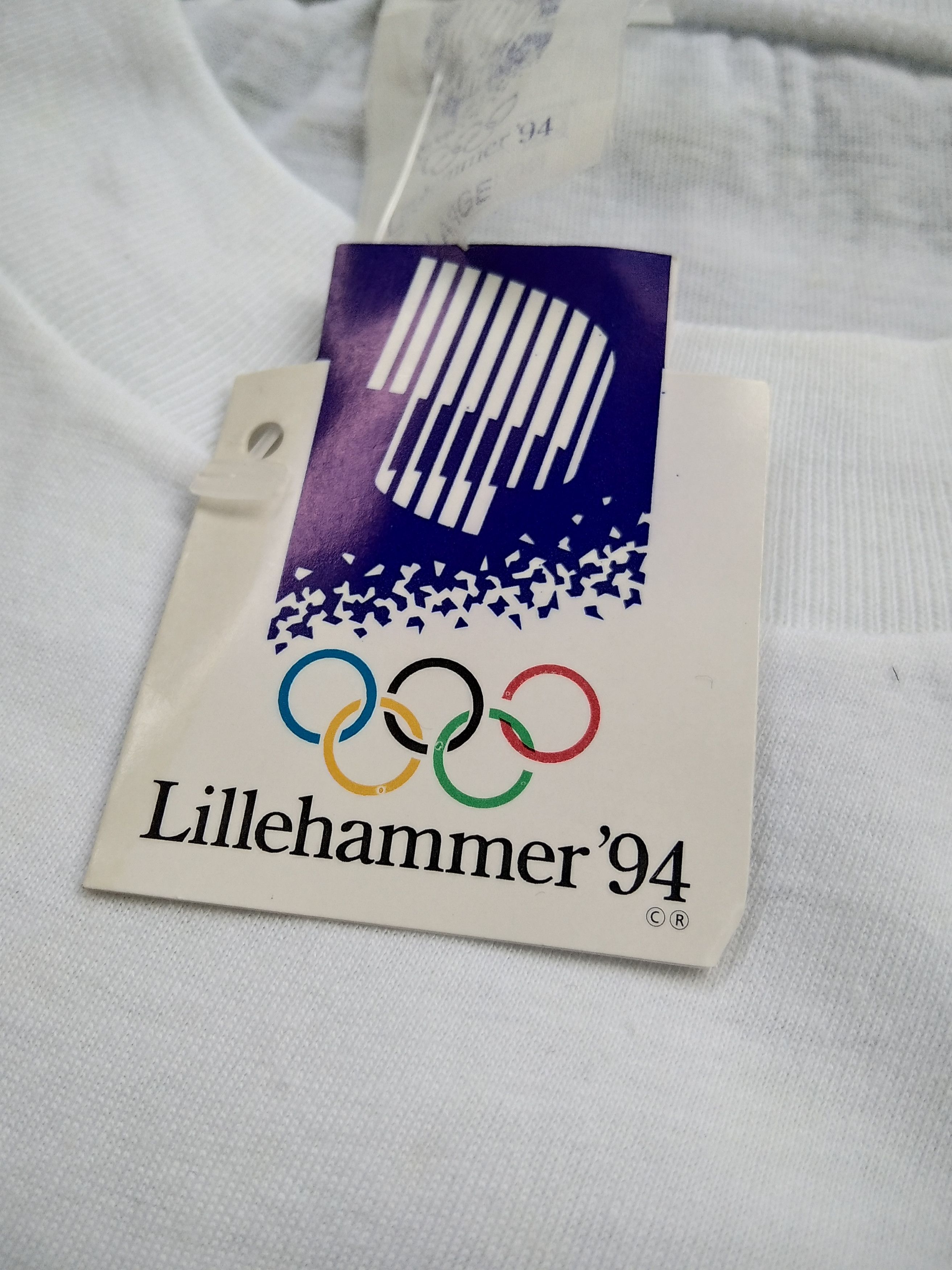 USA Olympics × Vintage VTG Lillehammer '94 Norge De XVII Olympiske Vinterleker Size US L / EU 52-54 / 3 - 5 Thumbnail