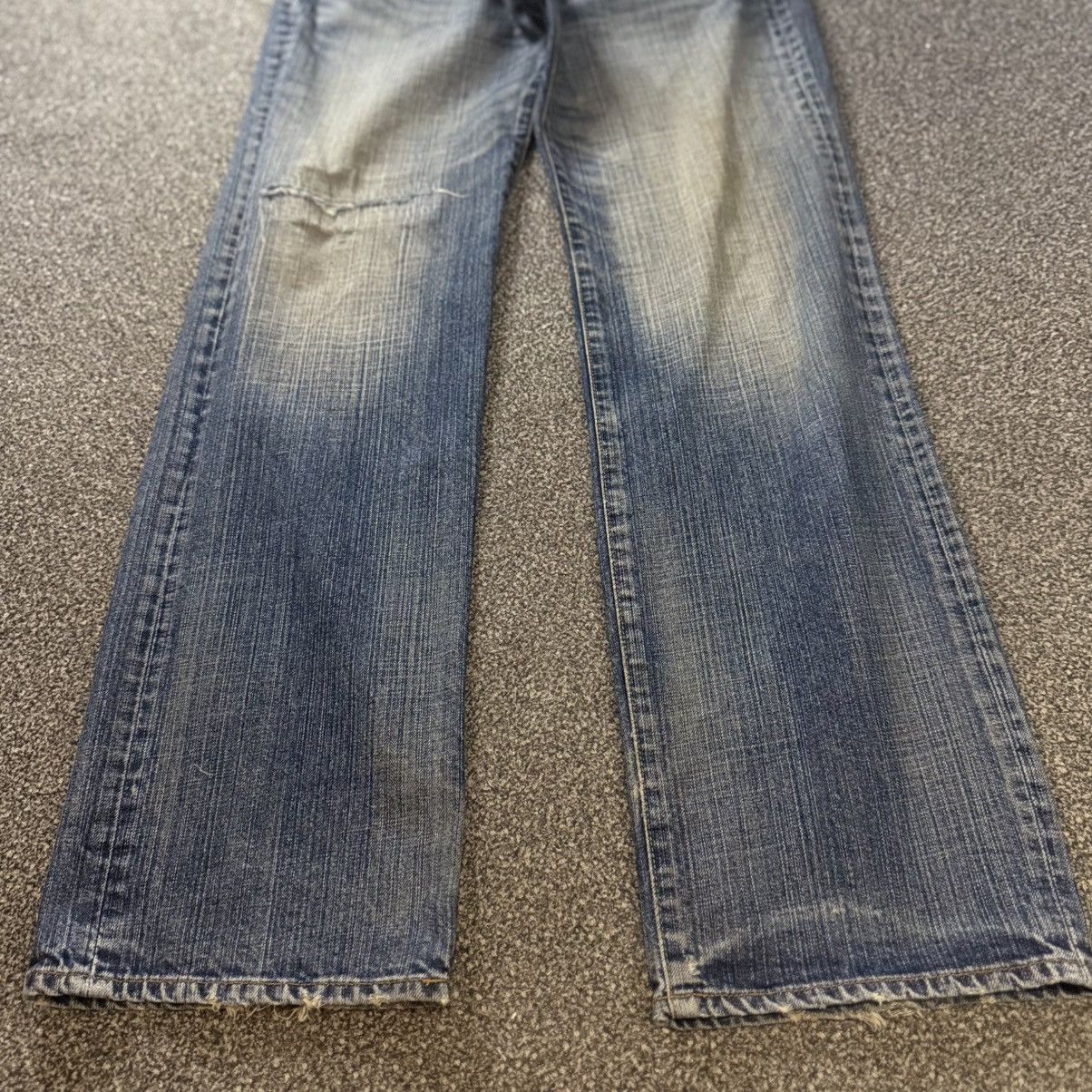 Japanese Brand Vintage Bobson Crackwash Distressed Faded Aging Denim Size US 31 - 5 Thumbnail